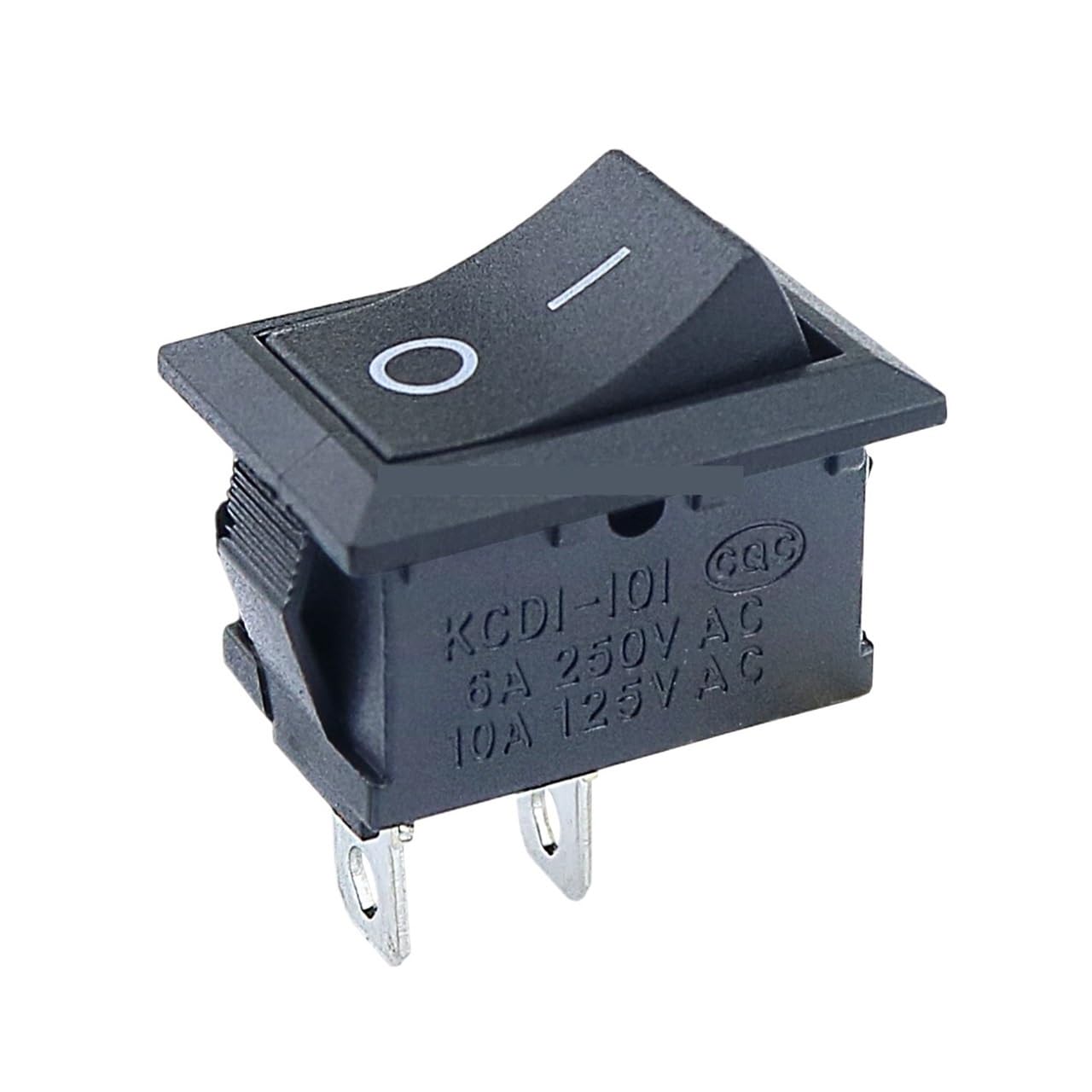 KCD11-101 Push Button Switch 10x15mm 21x15mm SPST 2Pin 3A/6A 250V 6A/10A 125V On/Off Boat Rocker Switch Black Red and White kcd1 ZMBMNNWQ(21 15mm black,One Size) von ZMBMNNWQ