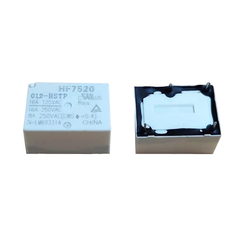 Relay HF7520-005-HSTP HF7520-012-HSTP HF7520-024-HSTP 16A 5V 12V 24V 4-pin ZMBMNNWQ(HF7520-012-HSTP,One Size) von ZMBMNNWQ