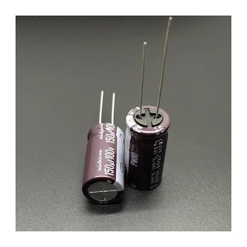 ZMBMNNWQ 5pcs/50pcs 150uF 100V 12.5x25mm Low Impedance Long Life 100V150uF Aluminum Electrolytic Capacitor (One Size) von ZMBMNNWQ