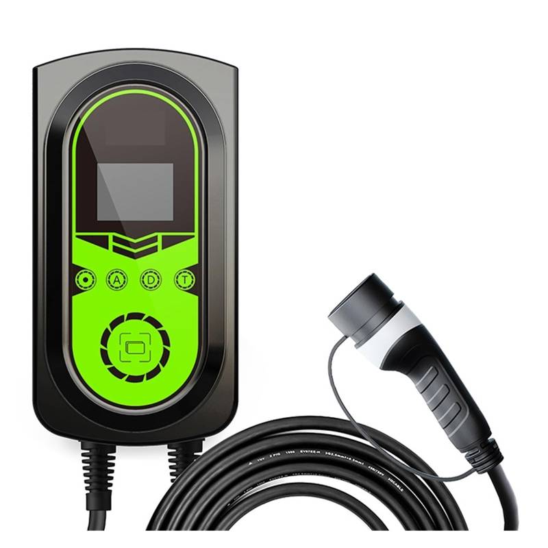 EVSE Wall Box Ladegerät für EV Auto Ladestation für Elektrofahrzeuge Wandmontage 7,6KW 11KW 22KW Kabel Typ 2 Sicheres Ladekabel (22kw 32a 3-Phasen)(7.6kw 32a 1 Phase) von ZMQU