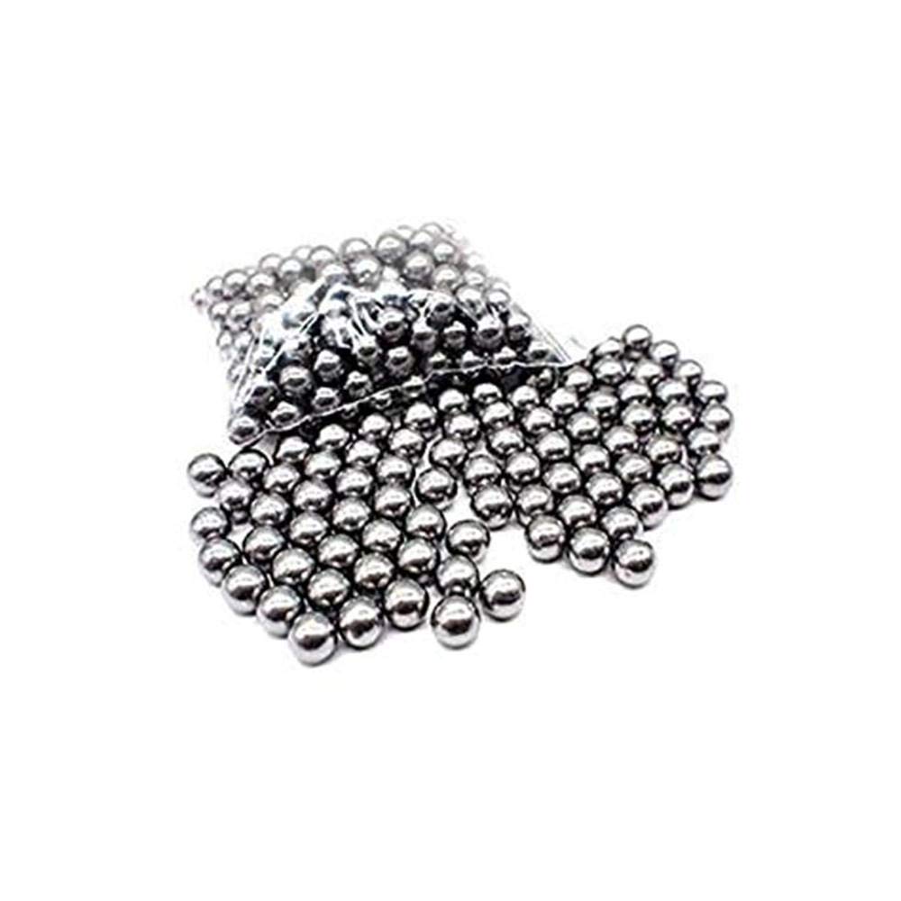 Lagerstahlkugeln aus Edelstahl, Lagerkugeln, Kugeln aus Edelstahl 304, 2mm, 5mm, 6mm, 8mm, 10mm, 12mm, präzise hellere Edelstahlkugeln, 20Stück (6,0mm)(2..0mm) von ZMQU