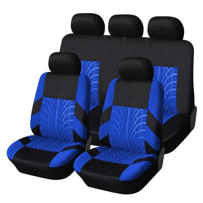 ZMXRF Auto Sitzbezüge für Suzuki Swace/Swace Comfort+,Bequeme und Atmungsaktive Autositzbezüge aus Waschbarem Stoff Vordersitze und Rücksitze sitzbezüge,Blue A von ZMXRF