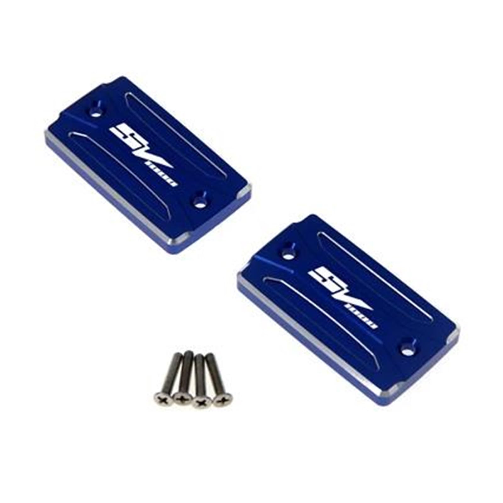 ZNCOJL Bremsflüssigkeit Reservoir Abdeckung Für Suzuki SV1000 2003-2008 Motorrad-Abdeckkappe Für Bremsflüssigkeitsbehälter Vorn(Blau,1 Paar) von ZNCOJL