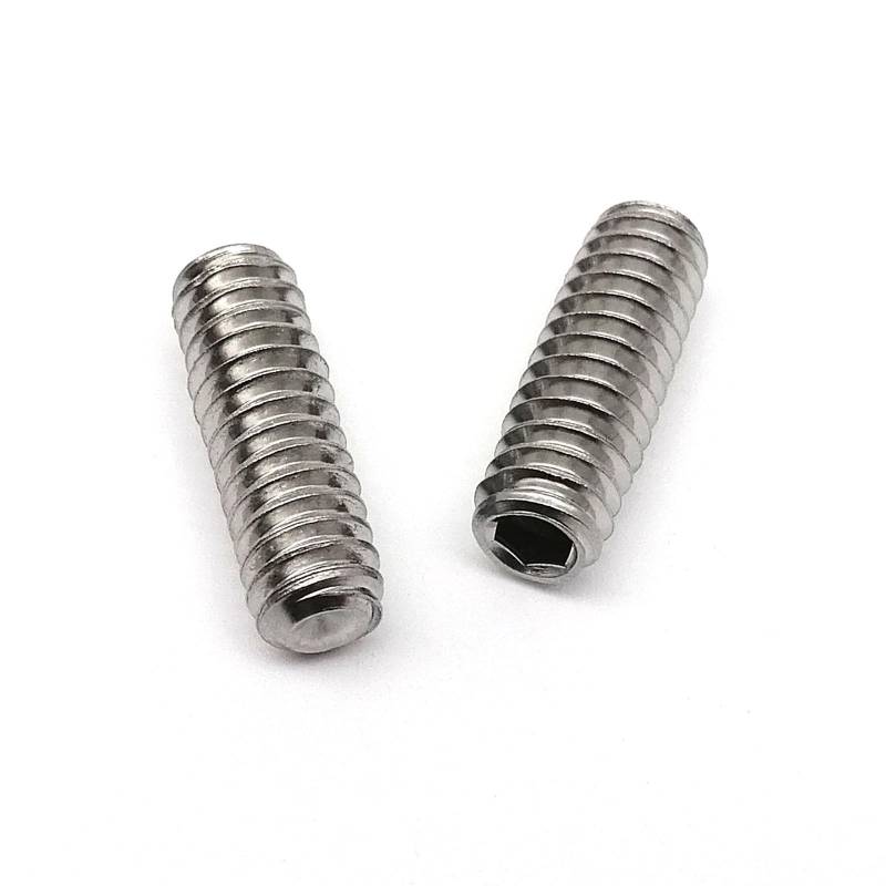 Holzschrauben Taschenlochschrauben ， 10pcs UNC 10#-24 1/4-20 304 Stainless Steel Hexagon Socket Cup Point Grub Bolt Set Screw(1/2"-1/4 20) von ZOAPDEBCE