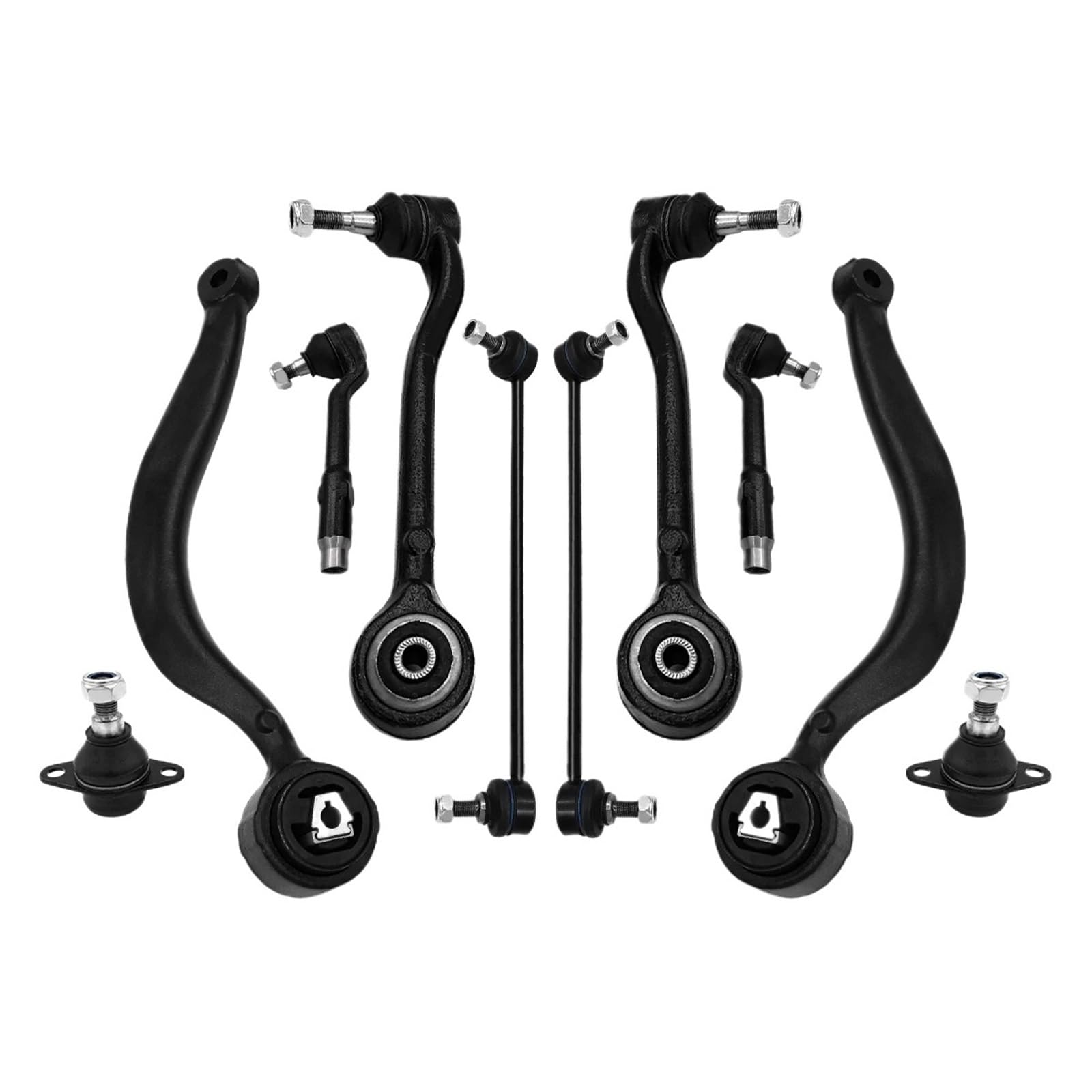 10 Stücke Front Lower Links Rechts Querlenker Sway Bar Link Spurstange Kompatibel for BMW E53 X5 2000 2001 2002 2003 2004 2005 2006 von ZOCJNALC