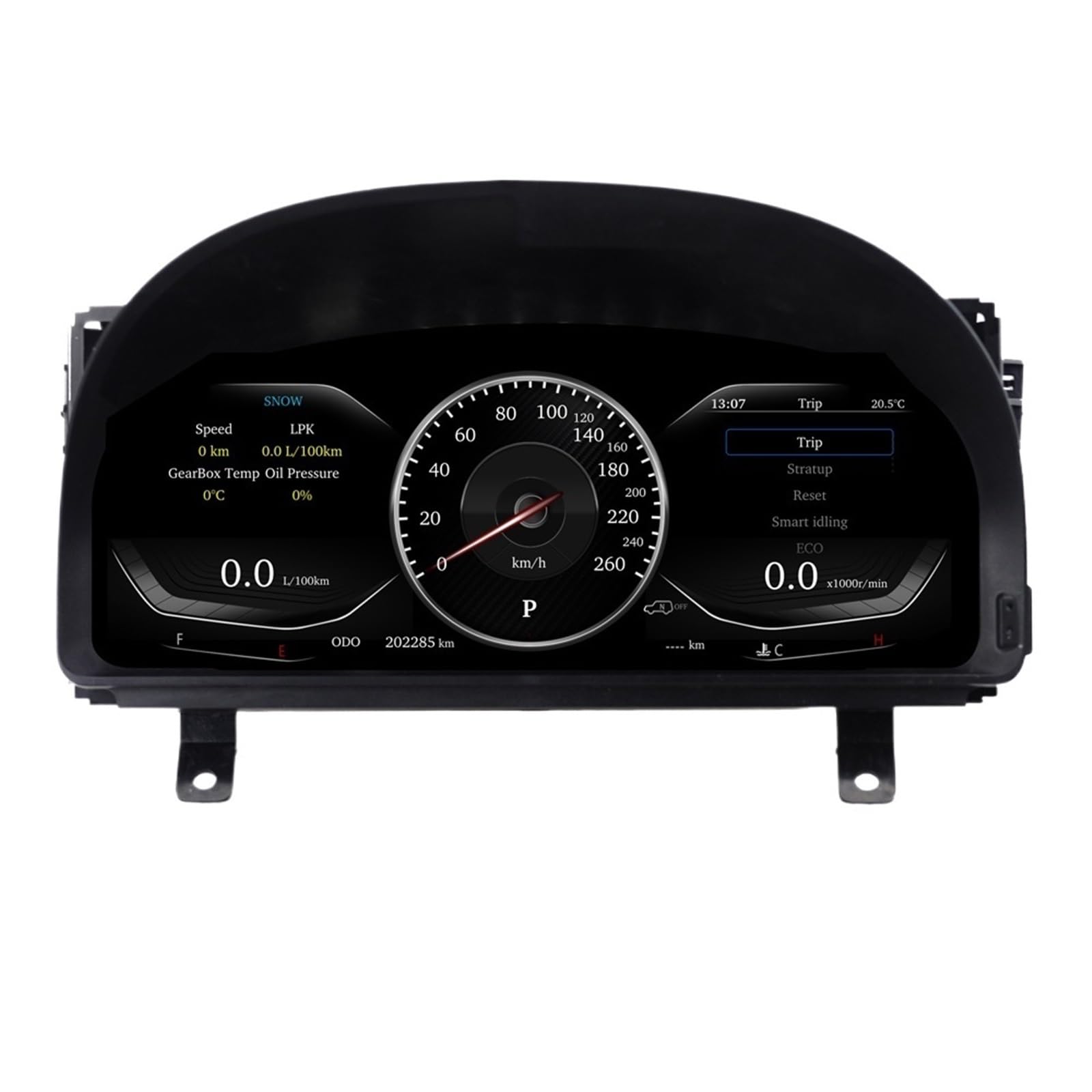 12,3 ''Digital Tacho Instrument Gauge Cluster Kompatibel for Toyota Alphard Vellfire Anh20 AGH20 AH20 AH30 LCD Dashboard Panel(AH30 15-22) von ZOCJNALC