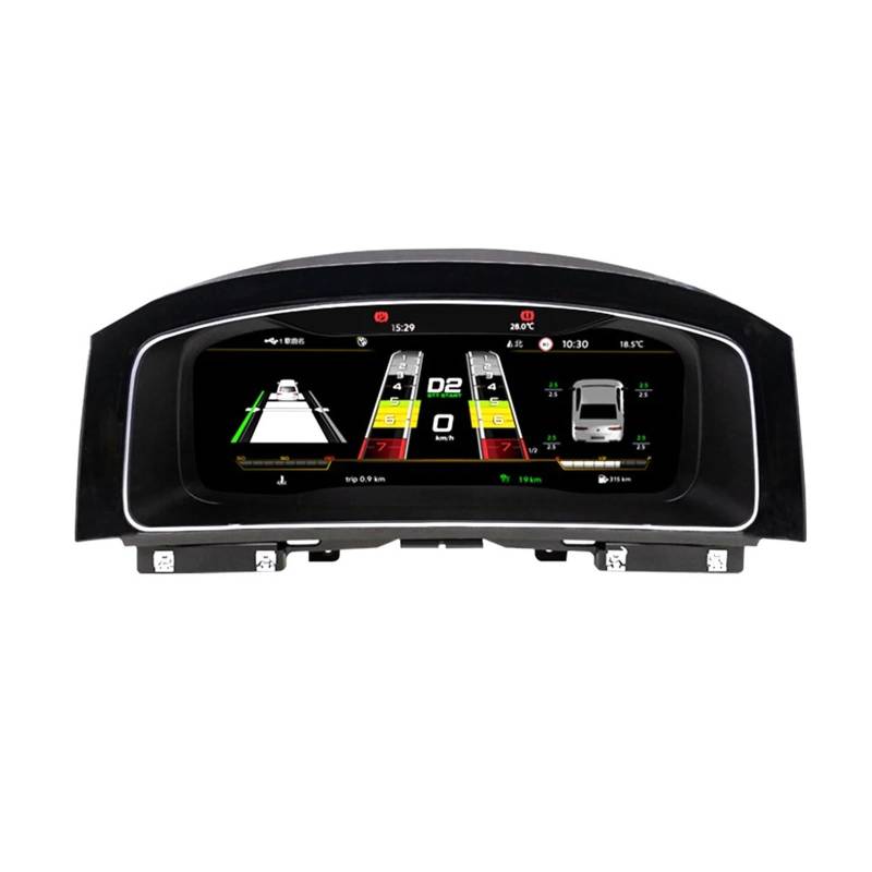 12,3'' LCD Digital Dashboard Cluster kompatibel for VW Golf7 MK7 2013-2020 Jahre NTG4.5 Autoradio virtuelles Instrumentenpanel Cockpit von ZOCJNALC