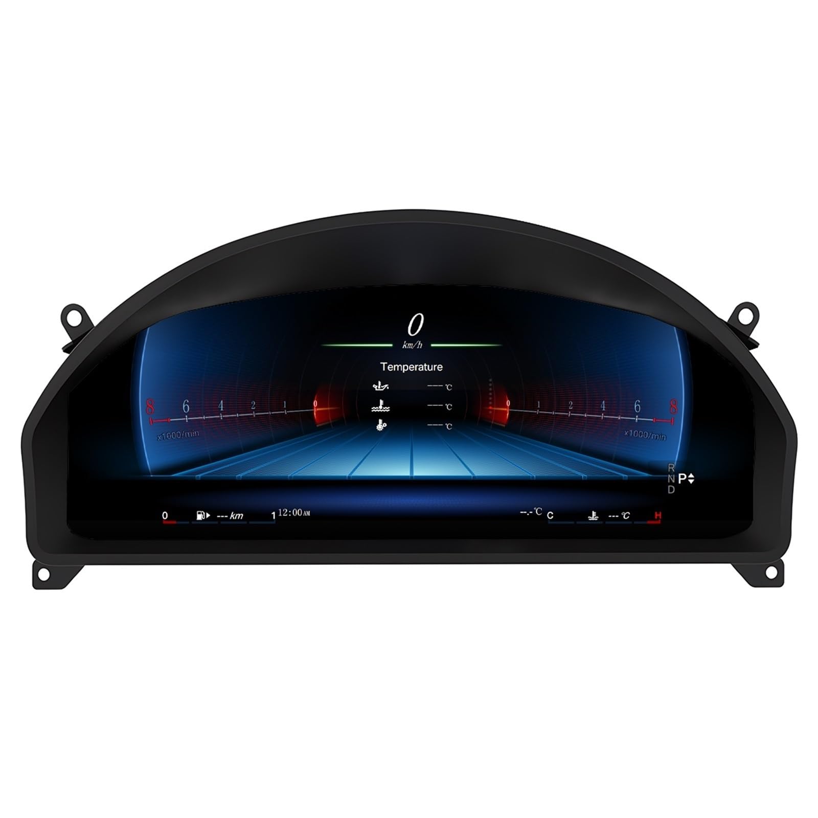 12,3-Zoll-Digitalinstrument, kompatibel mit Mercedes Benz E-Coupé W207 C207 NTG4.0 09–12, Cluster-Tachometer, Armaturenbrett, virtuelles Cockpit von ZOCJNALC