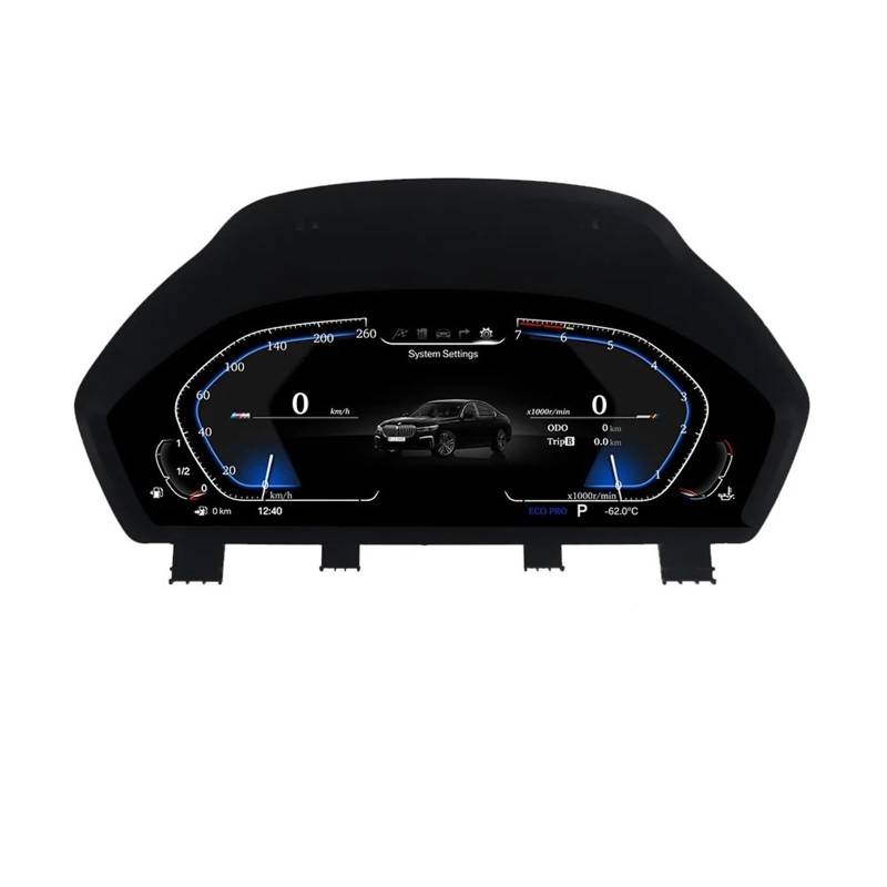 12,3-Zoll-Digitalinstrumentencluster, kompatibel mit BMW 3er-4er-Serie F30 F31 F32 F33 F34 F36, LCD-Armaturenbrett, Tachometer, virtuelles Cockpit von ZOCJNALC