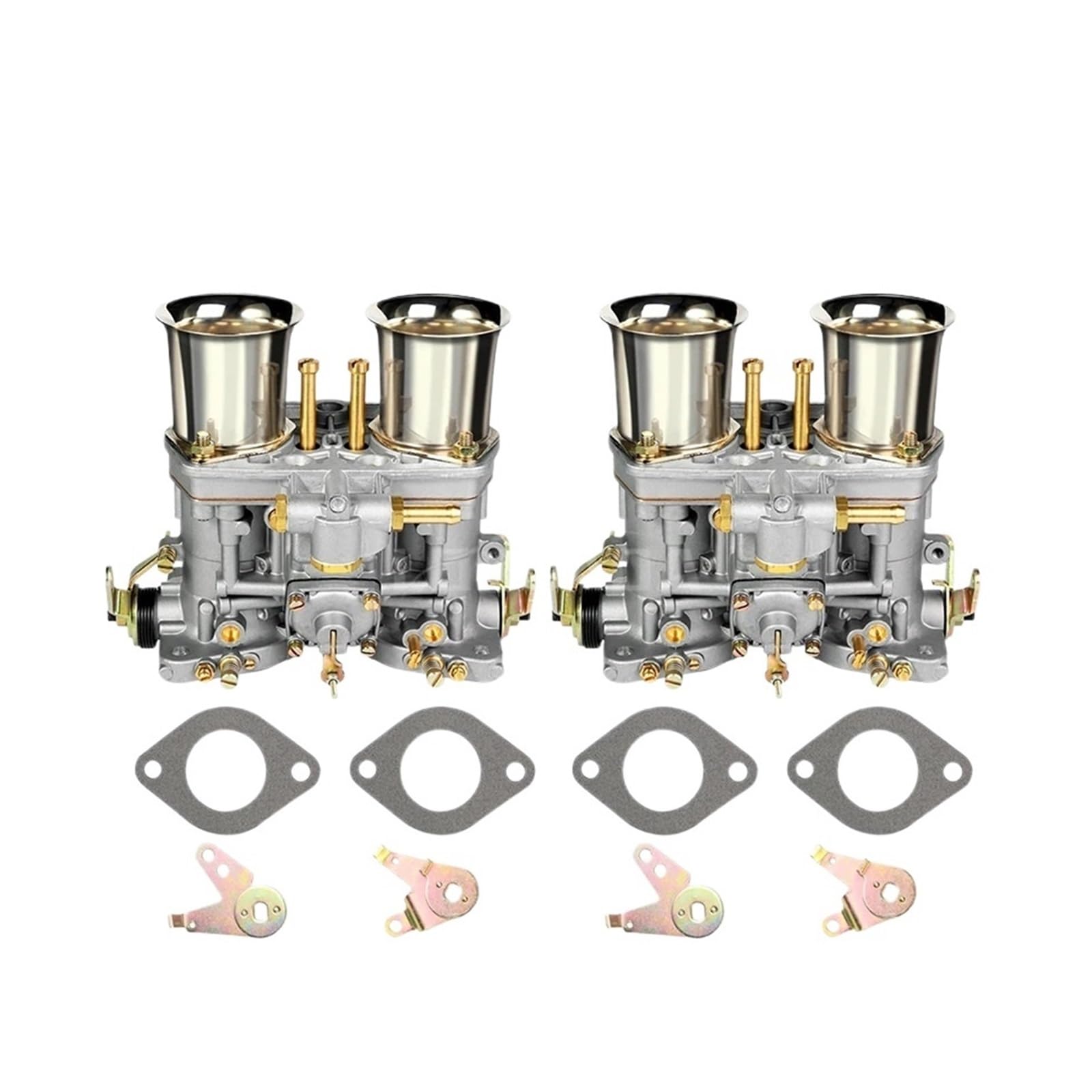 2PCS x 40IDF Vergaser Carb Assy Ersetzen 2 Barrel Weber Carburador Vergaser Kompatibel for Bug VW Beetle Fiat W/Air Horn Solex Dellorto von ZOCJNALC