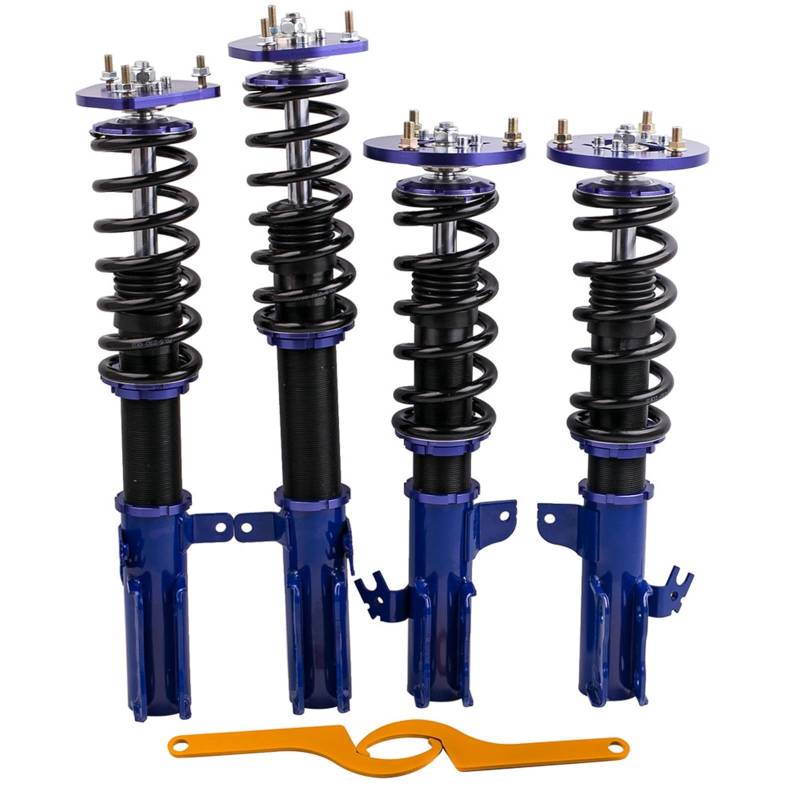 4 stücke Gewindefahrwerk Kompatibel for Toyota Camry Limousine 1992-2003 Einstellbare Höhe Vorne Hinten Suspension Stoßdämpfer von ZOCJNALC