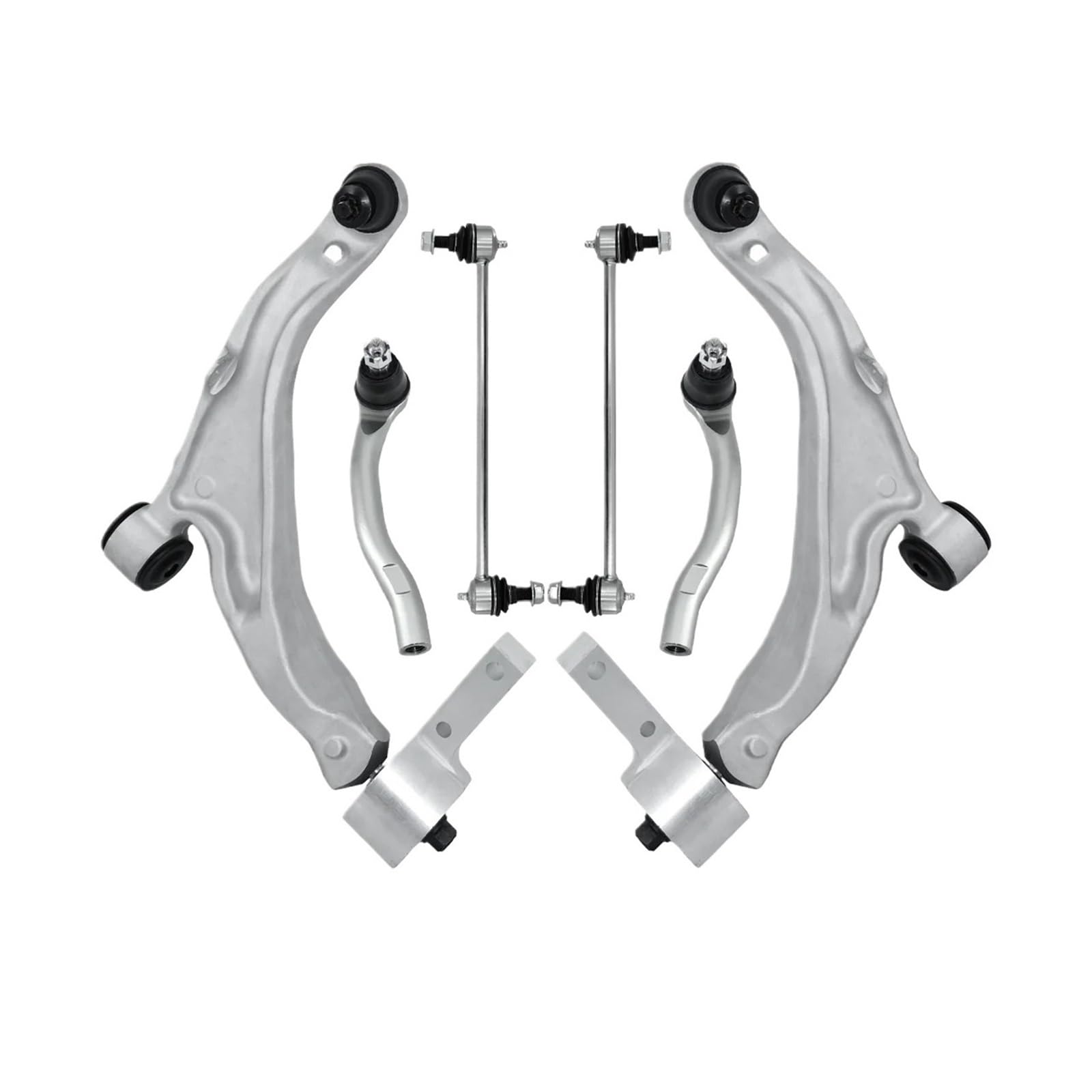 6Pcs Front Lower Arm Spurstange Suspension Kit Kompatibel for Acura MDX ZDX 2007 2008 2009 2010 2011 2012 2013 53560STXA02 von ZOCJNALC