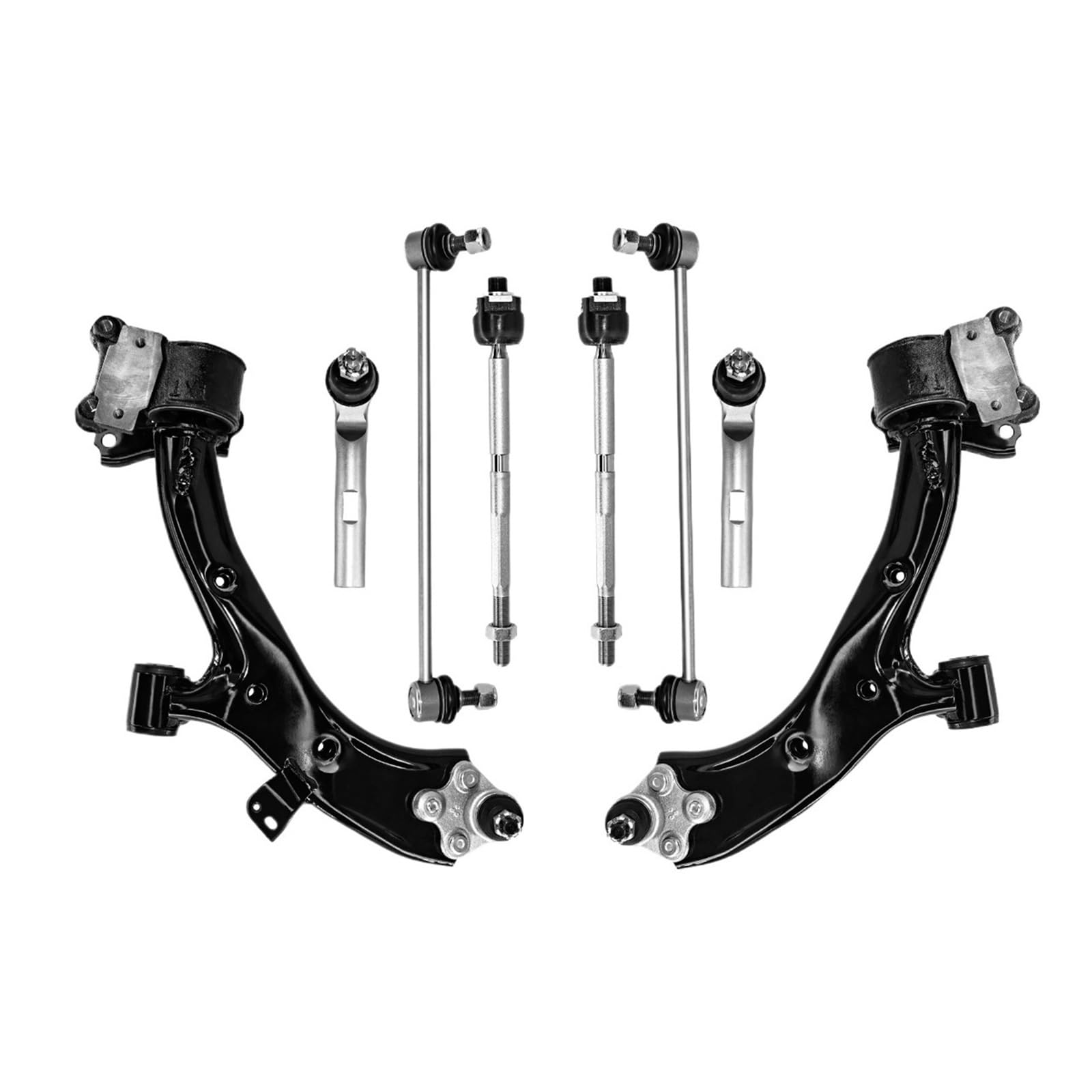 8Pcs Front Lower Arm Sway Bar Link Innen Außen Krawatte Stange Kompatibel for Acura RDX 3,5 L 2013 2014 2015 2016 2017 2018 von ZOCJNALC