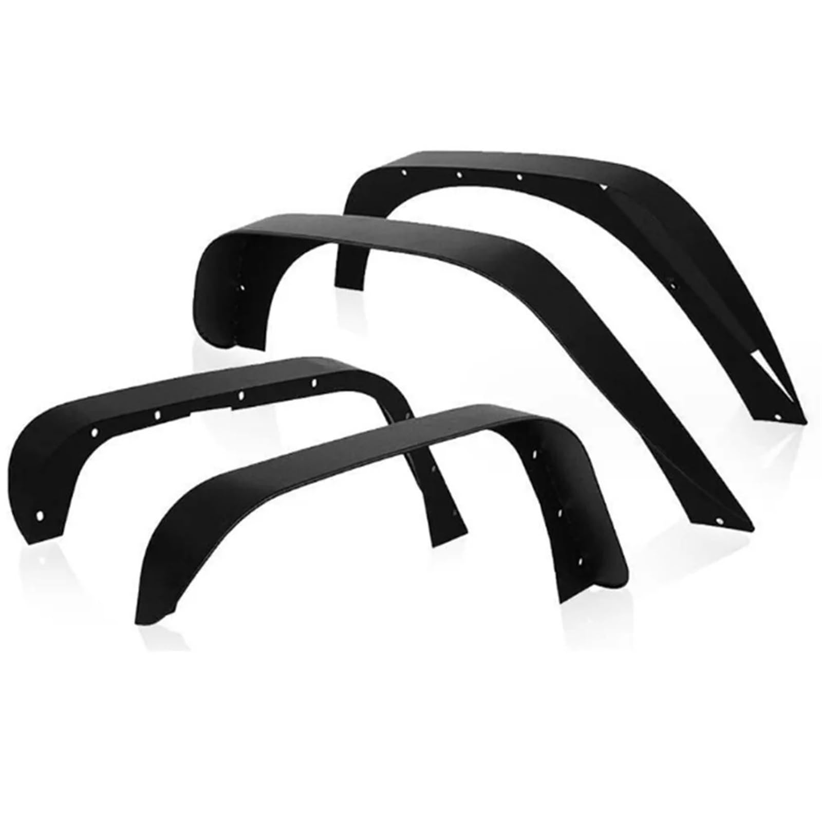 Auto Kotflügel Breitere Verlängerung Streifen Kotflügel Rad Augenbraue 4Pcs Kompatibel for Jeep Wrangler JK 2007-2017 Außen Zubehör von ZOCJNALC