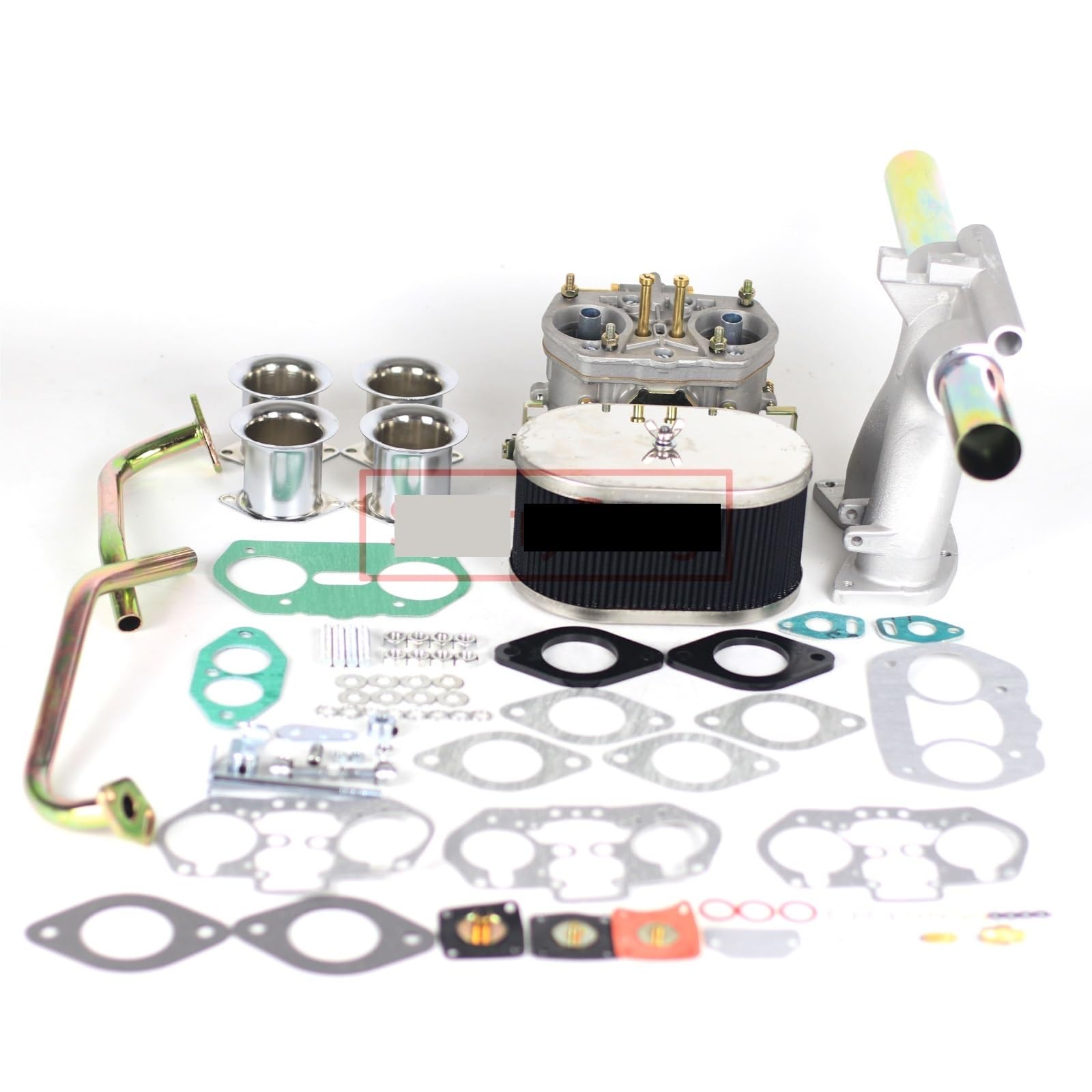 Carb Conversion Kit Single System INTAKE Kompatibel for VW TYP 1/2 BUS Kompatibel for WEBER EMPI 40IDF 40 IDF DELLORTO DRLA von ZOCJNALC