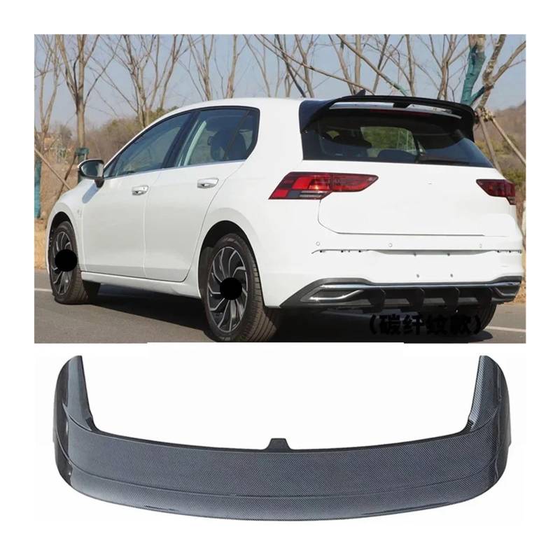 Dachspoiler-Flügel-Set, Tuning, Auto-Heckspoiler, Kofferraum-Spoilerflügel, kompatibel for VW Golf 8 Pro MK8 GTI GTD R Rline 2020 2021 2022 2023(8Pro 8 carbon) von ZOCJNALC