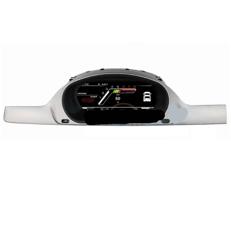 Fahrzeuggeschwindigkeitszähler, LCD-Bildschirm, Tachometer, digitales Armaturenbrett, virtuelles Kombiinstrument, Cockpit, kompatibel for VW Passat B7 B6 CC(For B6 05-08) von ZOCJNALC