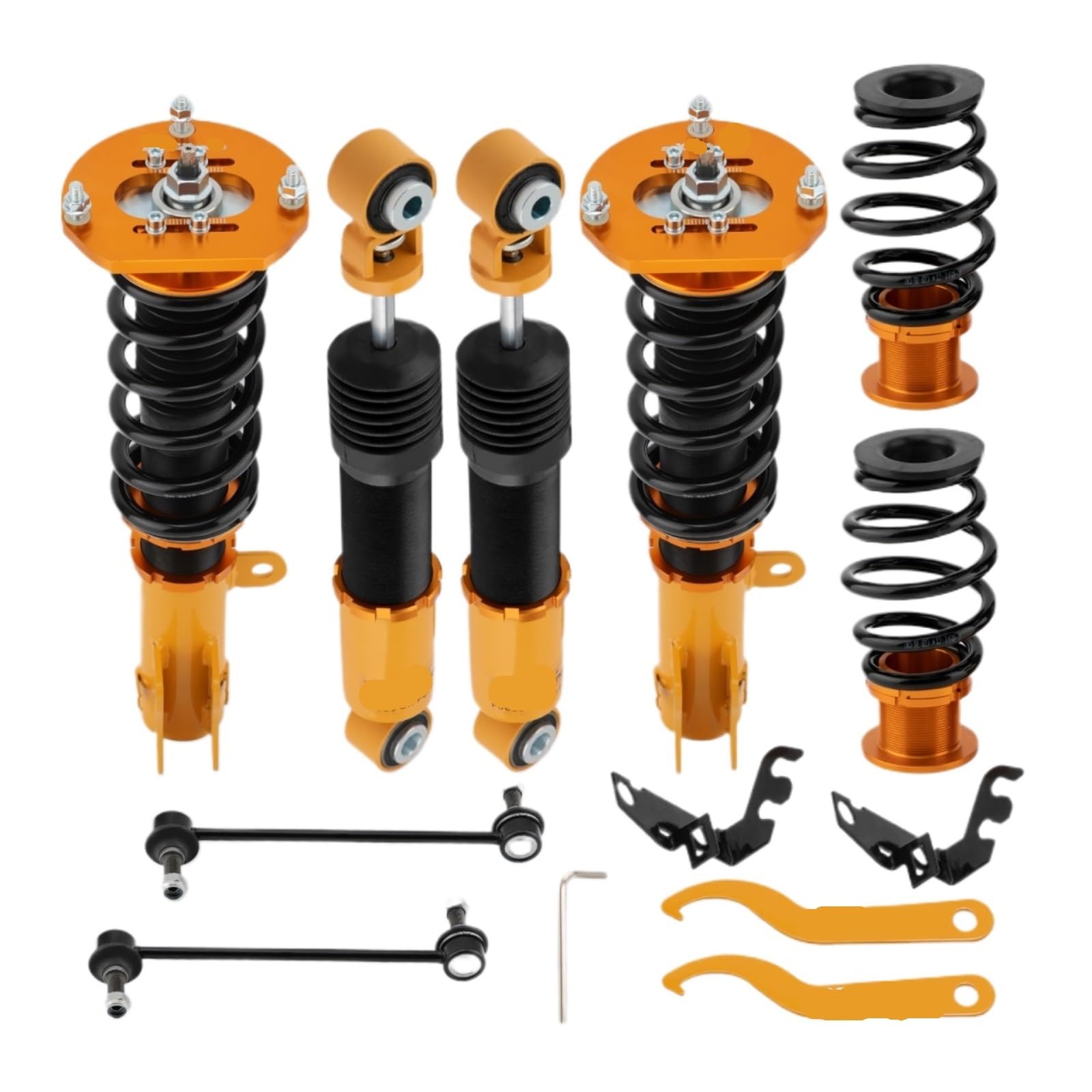 Gewindefahrwerk 24 Weg Dämpfer Suspension Kit Kompatibel for Chevrolet Cobalt 05-10 Gewindefahrwerk Stoßdämpfer von ZOCJNALC