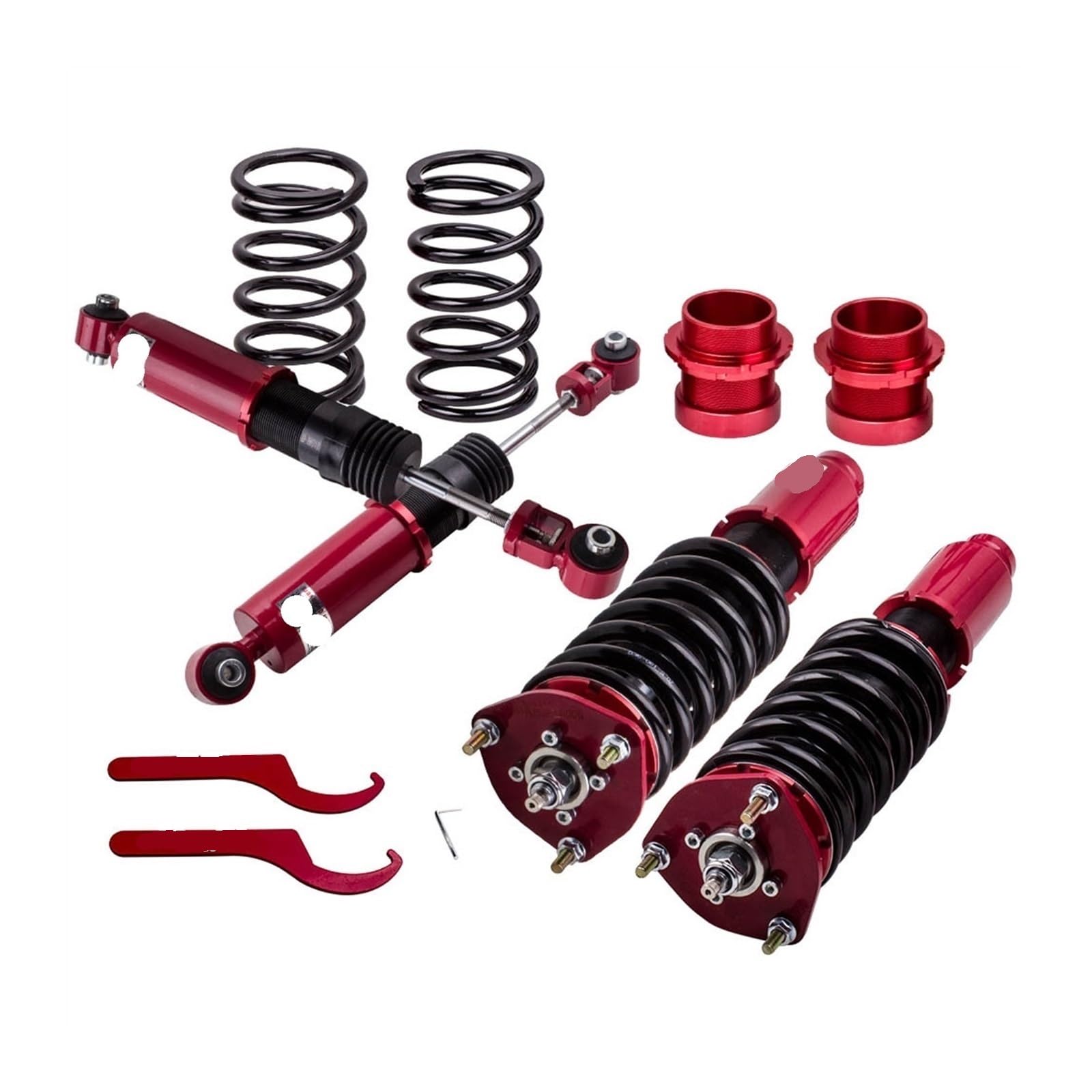 Gewindefahrwerk Kit Kompatibel for Mazda 6 /mazdaspeed6 Alle Modell 2003-08 Adj. Dämpfer Stoßdämpfer Schocks Suspension von ZOCJNALC