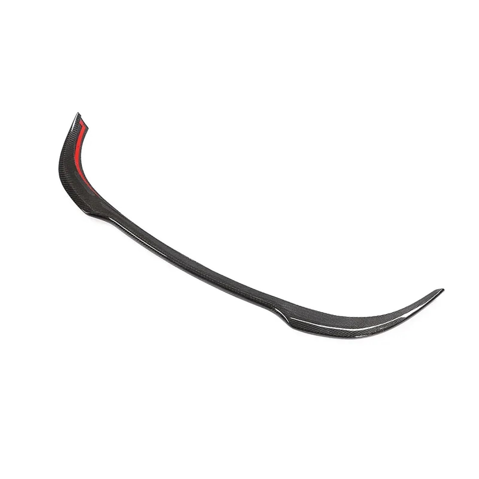 Heckspoiler-Flügel for den Rennsport, passend for FIAT 500 Abarth 595 2010–2020, Echtkarbonfaser, Auto-Heck-Kofferraumdeckel, Highkick-Spoilerlippe von ZOCJNALC