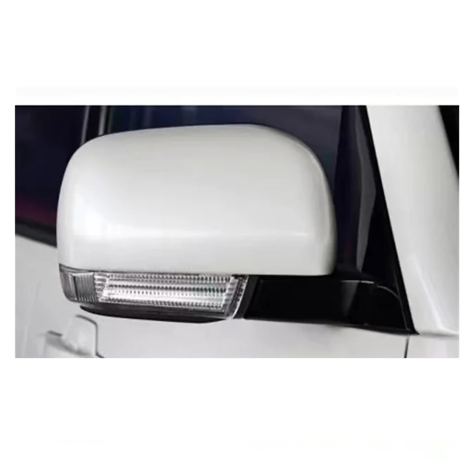 Kompatibel for 2006-2016 Mitsubishi Pajero V73 V77 V93 V97 Auto-Rückspiegel Seitentür-Rückspiegelbaugruppe 10-zeilige Klappheizung(White Right) von ZOCJNALC