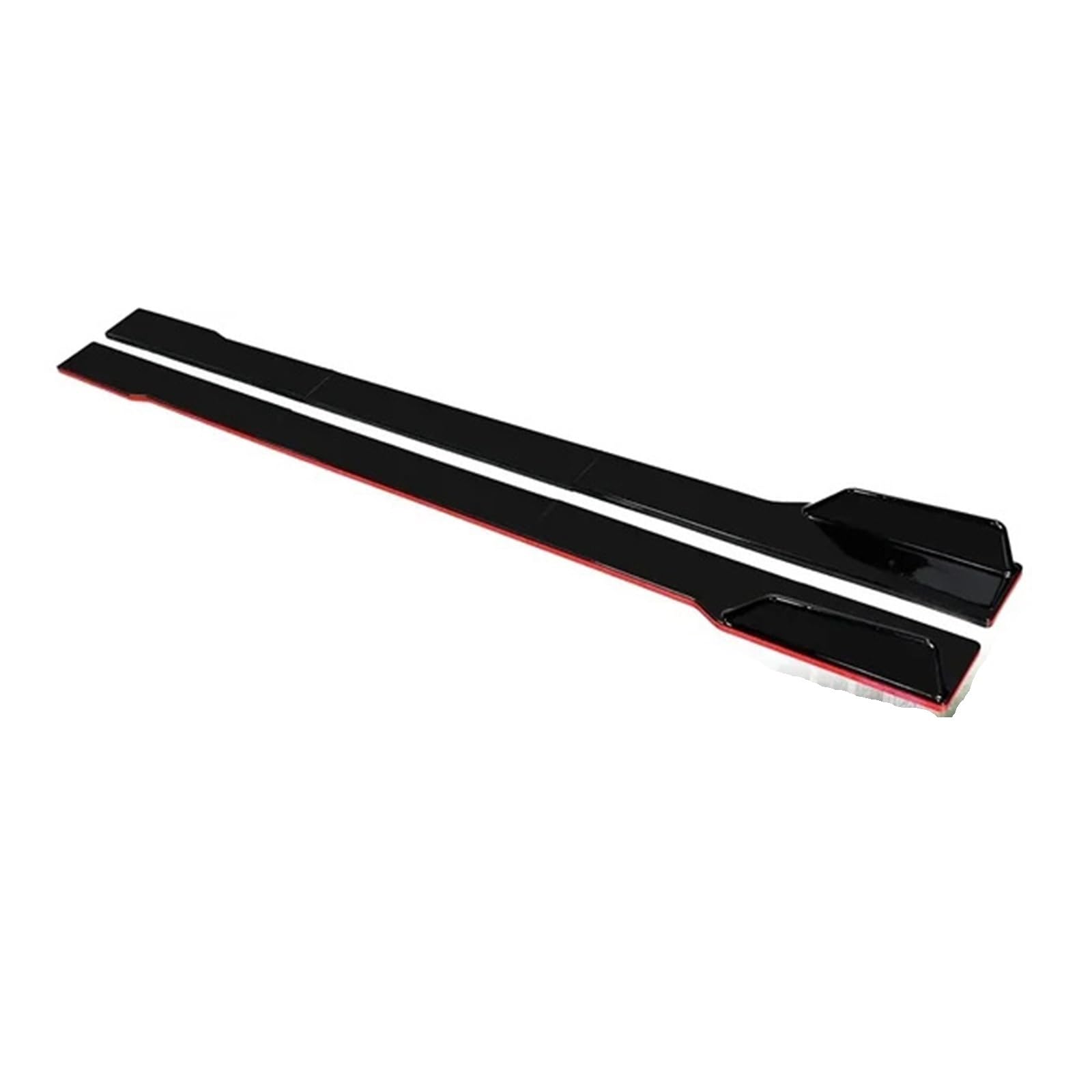 Kompatibel for Honda S2000 2000-2019 78,7 "Seitenschweller Splitter Spoilerlippe Schwellerverlängerung Body Kit Autostoßstangen(Black with Red side) von ZOCJNALC