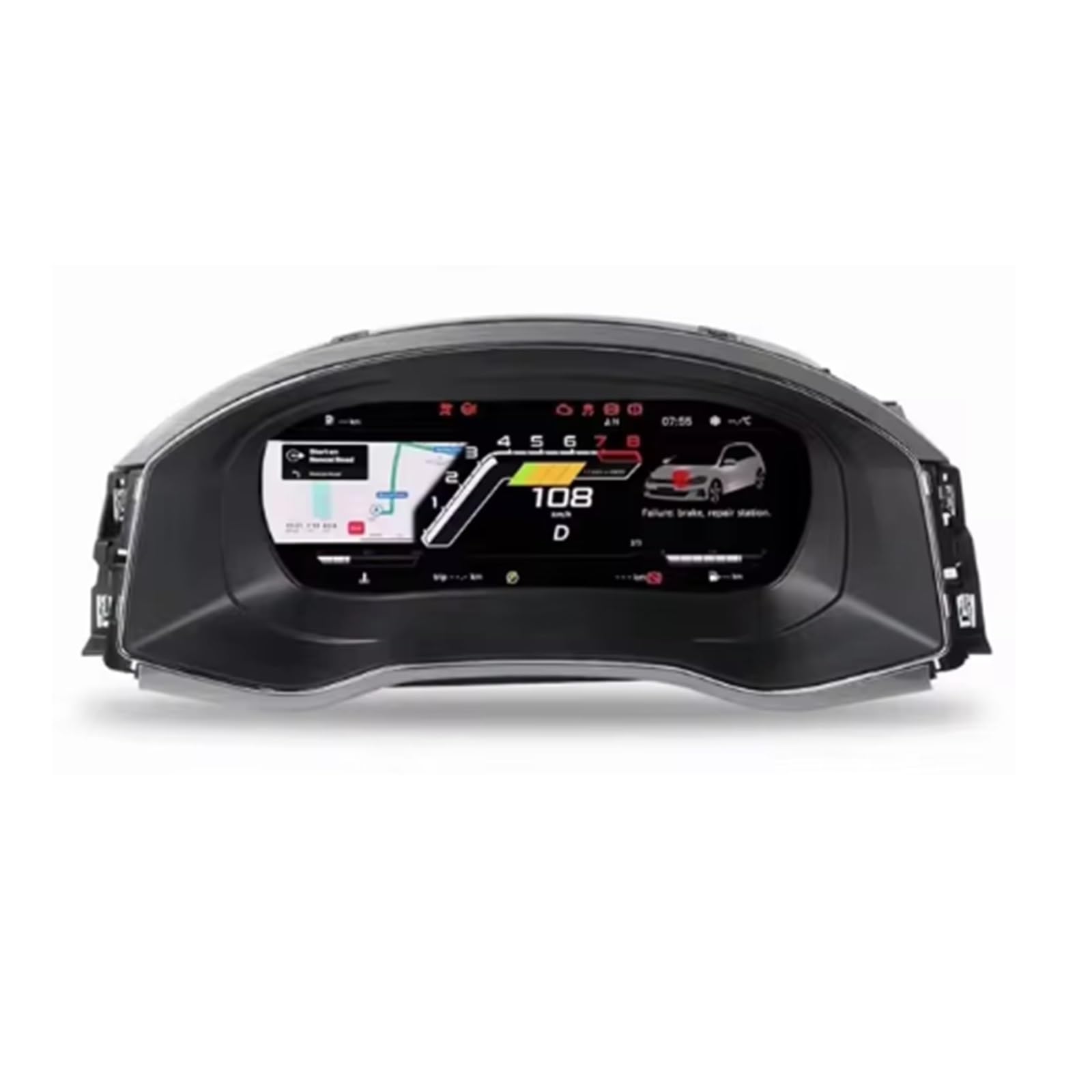 Neues Upgrade Digital Cluster GPS Navi LCD Tachometer Armaturenbrett Virtuelles Instrument Cockpit Kompatibel for VW Amerikanische Version Passat(For US11-15) von ZOCJNALC