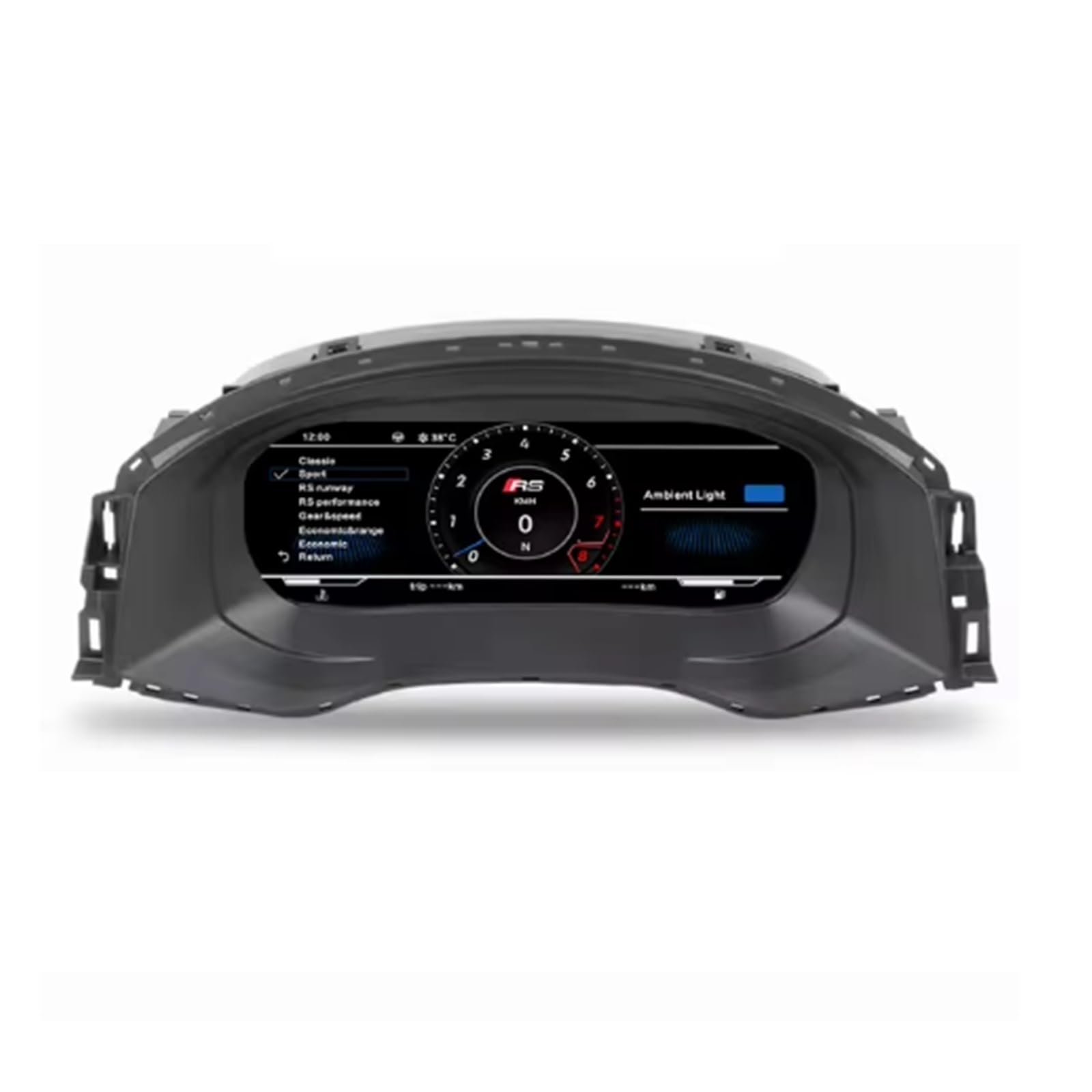 Neues Upgrade Digital Cluster GPS Navi LCD Tachometer Armaturenbrett Virtuelles Instrument Cockpit Kompatibel for VW Amerikanische Version Passat(For US16-17) von ZOCJNALC