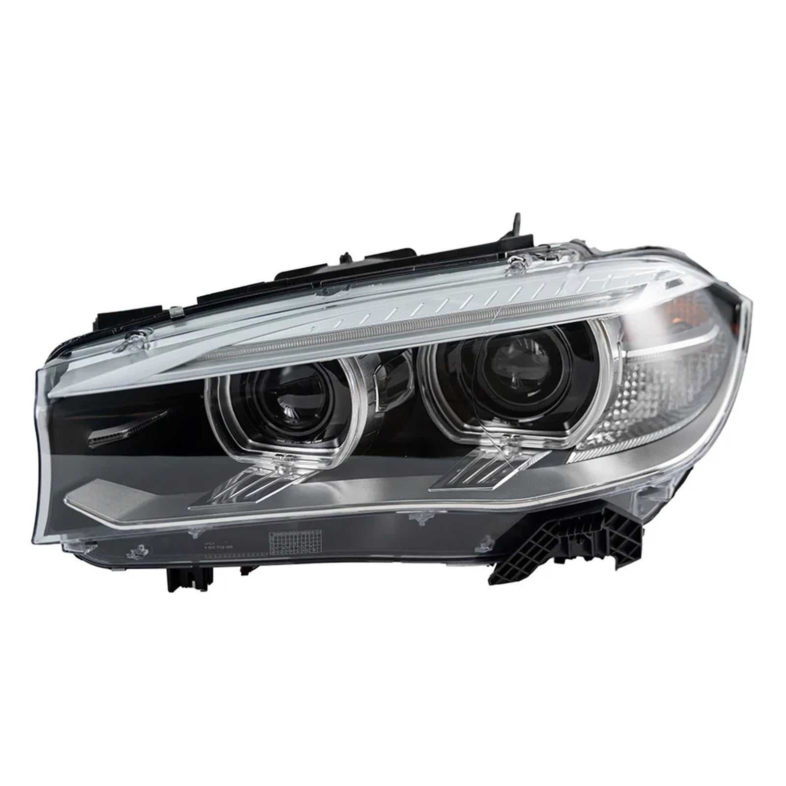 Scheinwerferbaugruppe kompatibel for BMW X5 F15 Scheinwerfer 2014–2018 Original Anger Eye Style LED DRL Dual Projektor Autozubehör modifiziert(Left side 1 piece) von ZOCJNALC