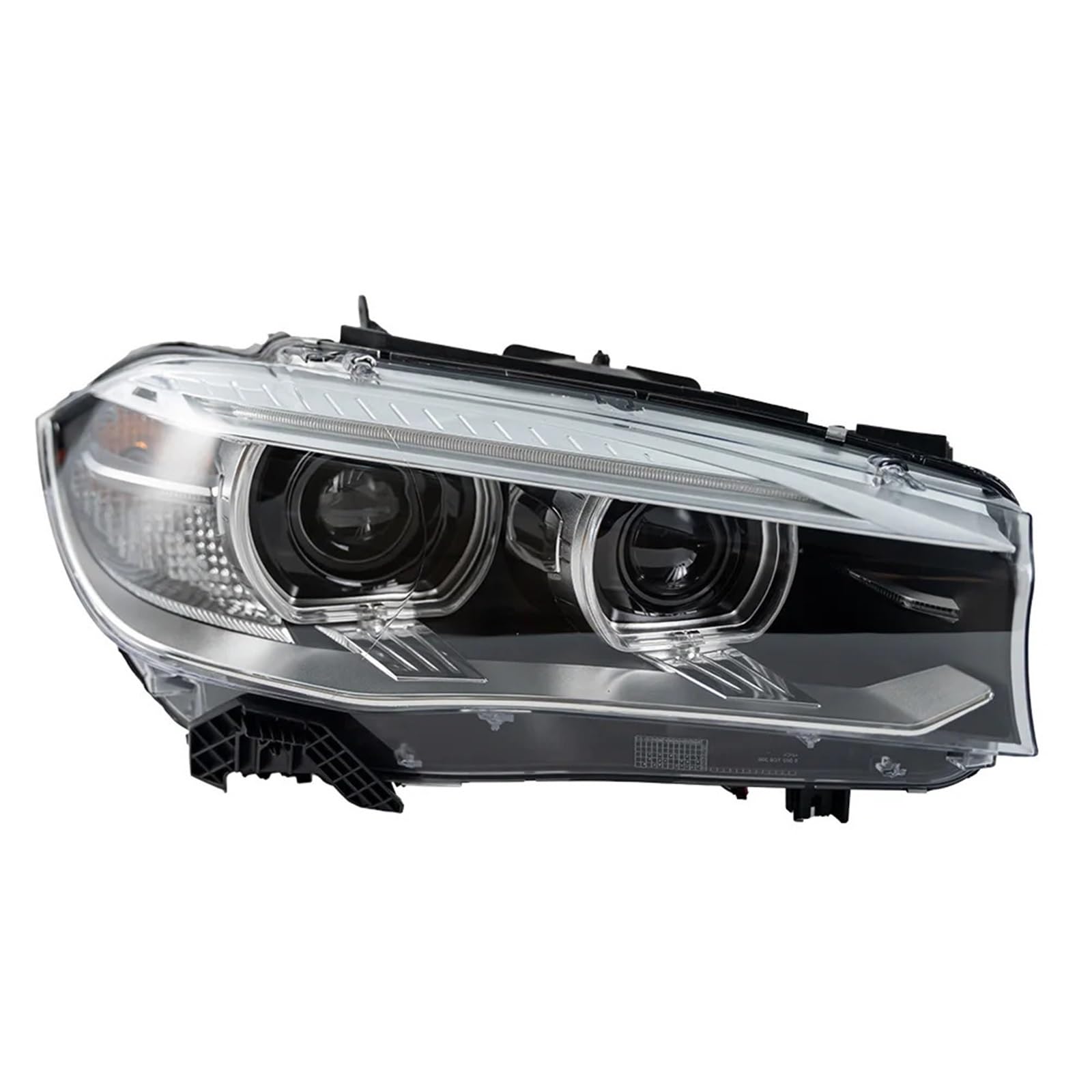 Scheinwerferbaugruppe kompatibel for BMW X5 F15 Scheinwerfer 2014–2018 Original Anger Eye Style LED DRL Dual Projektor Autozubehör modifiziert(Right side 1 piece) von ZOCJNALC