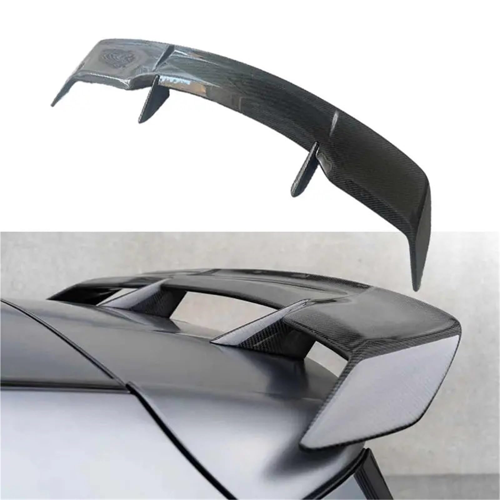 W176 Auto Geschmiedet Carbon Fiber Top Dach Heckspoiler Flügel Kompatibel for Mercedes Benz EINE Klasse Amg A45 A250 FRP, von ZOCJNALC