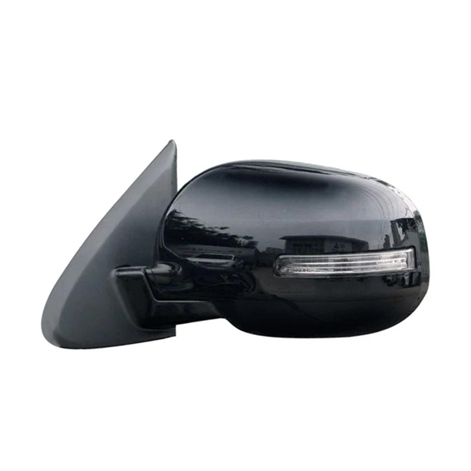 Zubehör for die Auto-Rückspiegelmontage, kompatibel mit Mitsubishi Outlander 2013–2020, automatischer Seitenspiegelreflektor, LED-Blinker(Only Left black) von ZOCJNALC