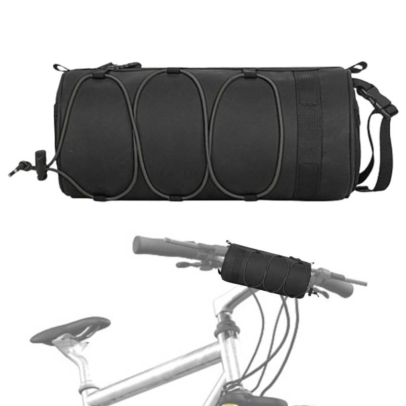 ZOESURE Lenkertasche Fahrrad 2.5L Wasserdicht Fahrradtasche Lenker für Mountainbike, Pendler Umhängetasche mit Abnehmbar Schultergurt - Ideal zum Radfahren und Reisen von ZOESURE