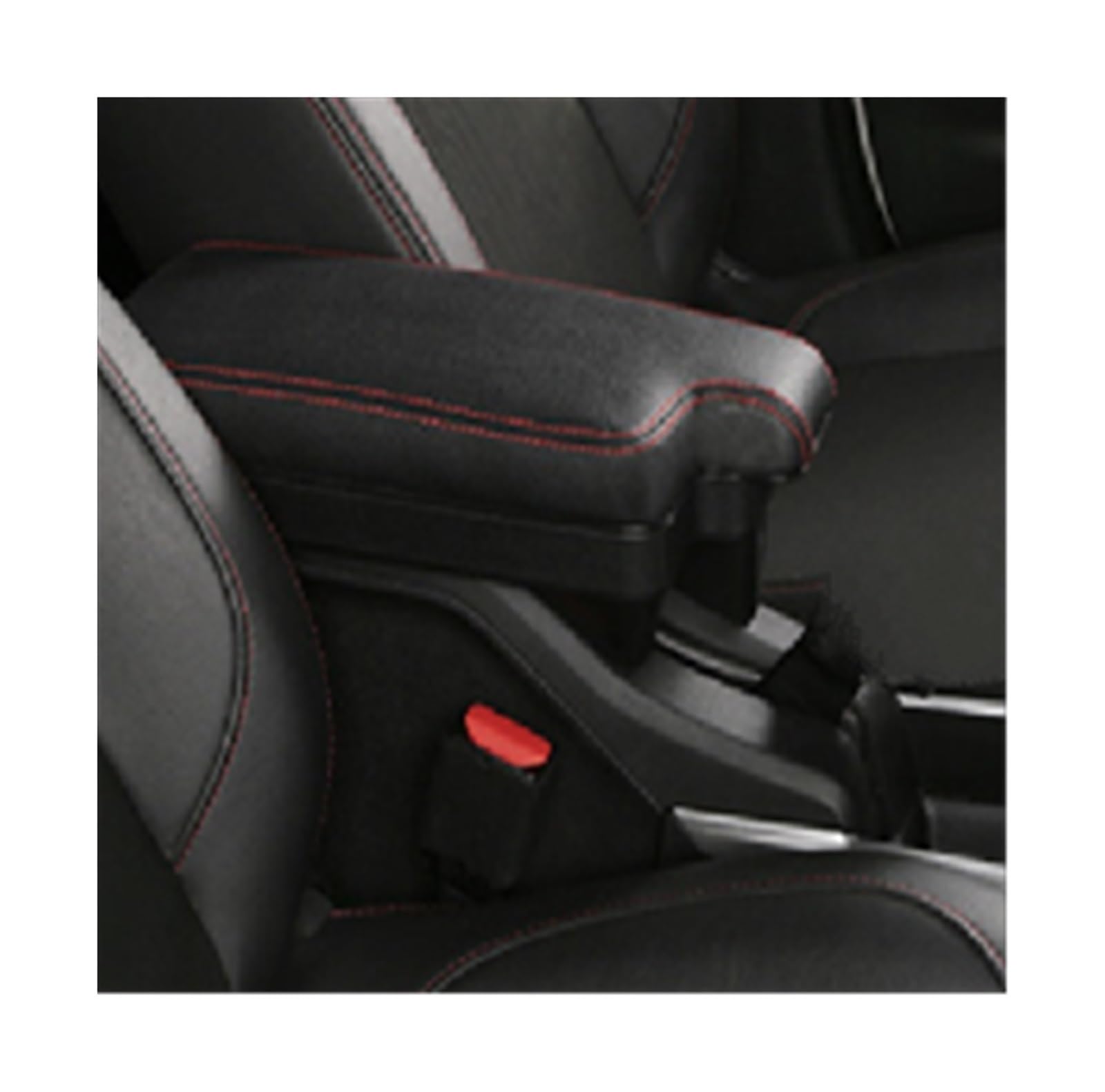 Mittelkonsole Armlehne Aufbewahrungsbox Für Peugeot 2008 2012-2019 Armlehnenbox Nachrüstteile Auto Spezialarmlehne Center Storage Box Autozubehör Innenausstattung(Red line) von ZOETREE