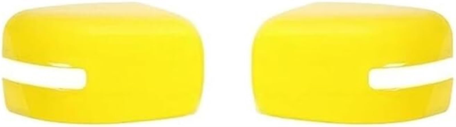 Spiegelabdeckung Ersatz Für Jeep für Renegade 2016-2021 ABS Rückspiegelabdeckung Schale Dekoration Aufkleber Schutzzubehör 1 Paar Ersatzabdeckungen(1 Pair Yellow) von ZOETREE