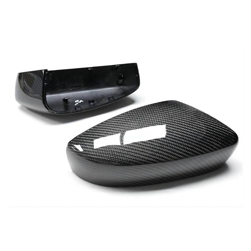 Spiegelabdeckung Ersatz Für Volkswagen Für POLO 6R 6C UP 2011-2020 Ohne Licht Auto Rückspiegel Fall Abdeckung Trim Cap Ersatzteile zugriffs(C 6R Carbon fiber) von ZOETREE