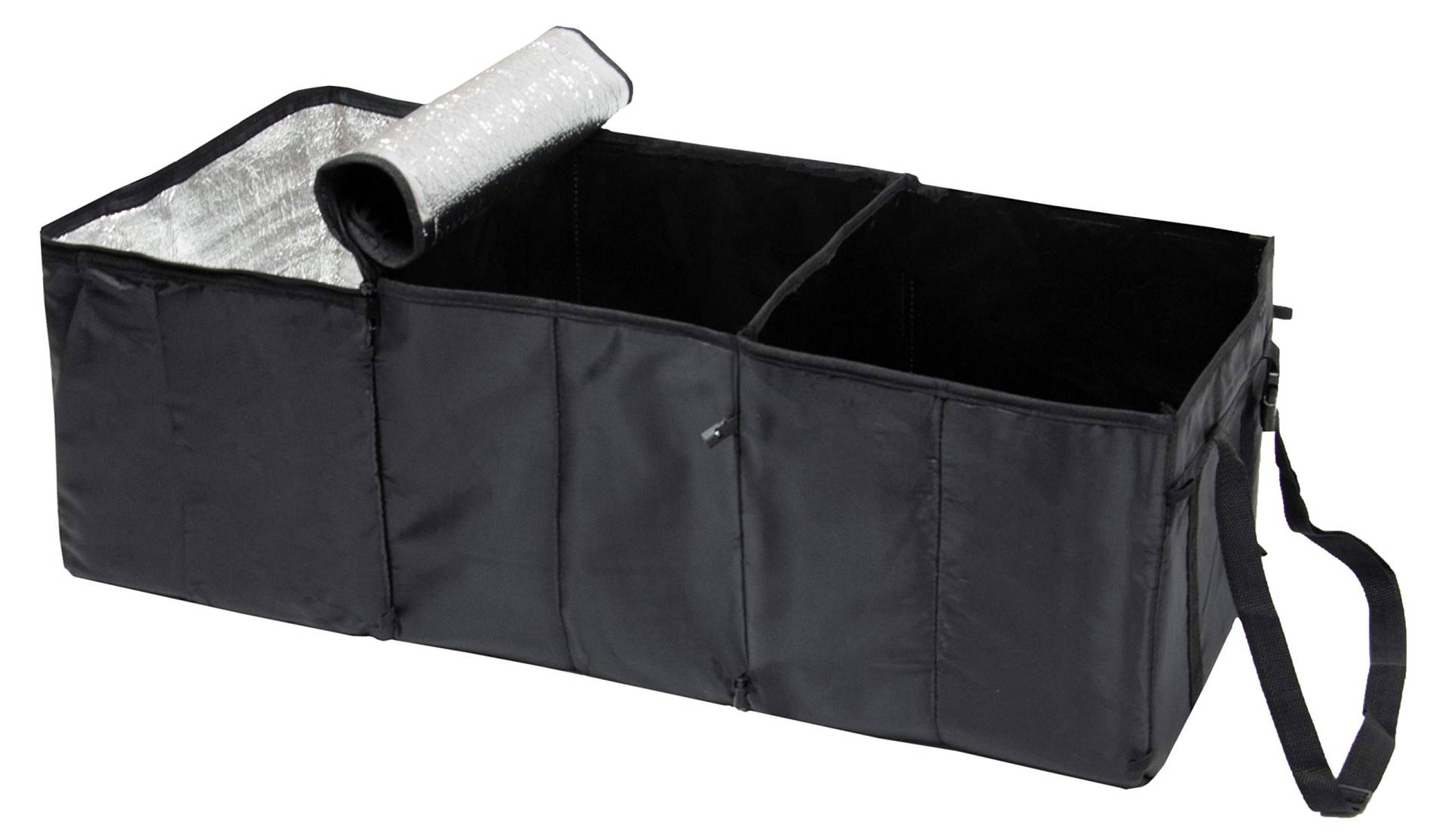 ZOLLNER Zollner24 Kofferraum Organizer mit Tragegriff und Kühlfach, 30x31x86 cm, schwarz von ZOLLNER