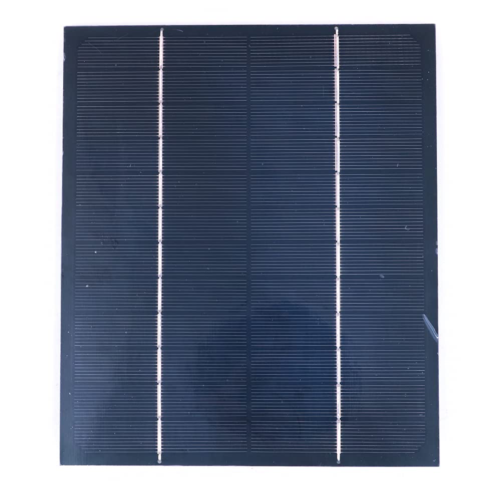 ZONADAH 6W 12V Mini Solar Panel Kit, 5521 DC Port, Batter Ladegerät, DIY Home, Science School Projekte, Camping, Angeln, Wandern Outdoor Garten Led Licht Ladewerkzeuge von ZONADAH