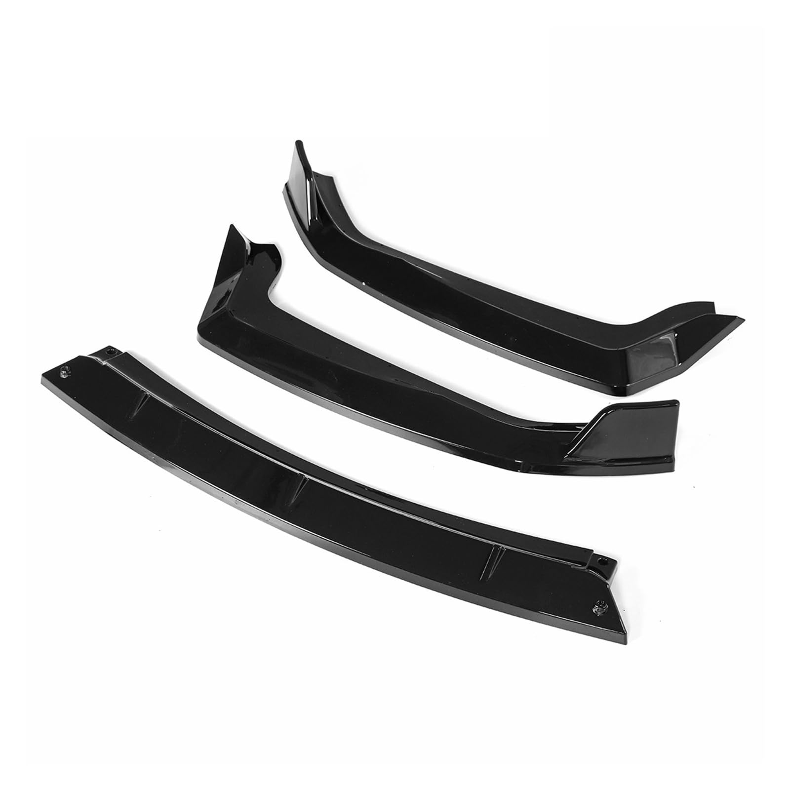 3PCS Front Bumper Lip Side Spliiter Spoiler Body Kit Gaurds Compatible With HRV HR-V 2019-2020 Car Styling Black Carbon Fiber Look(Glossy Black) von ZOQUINTAR