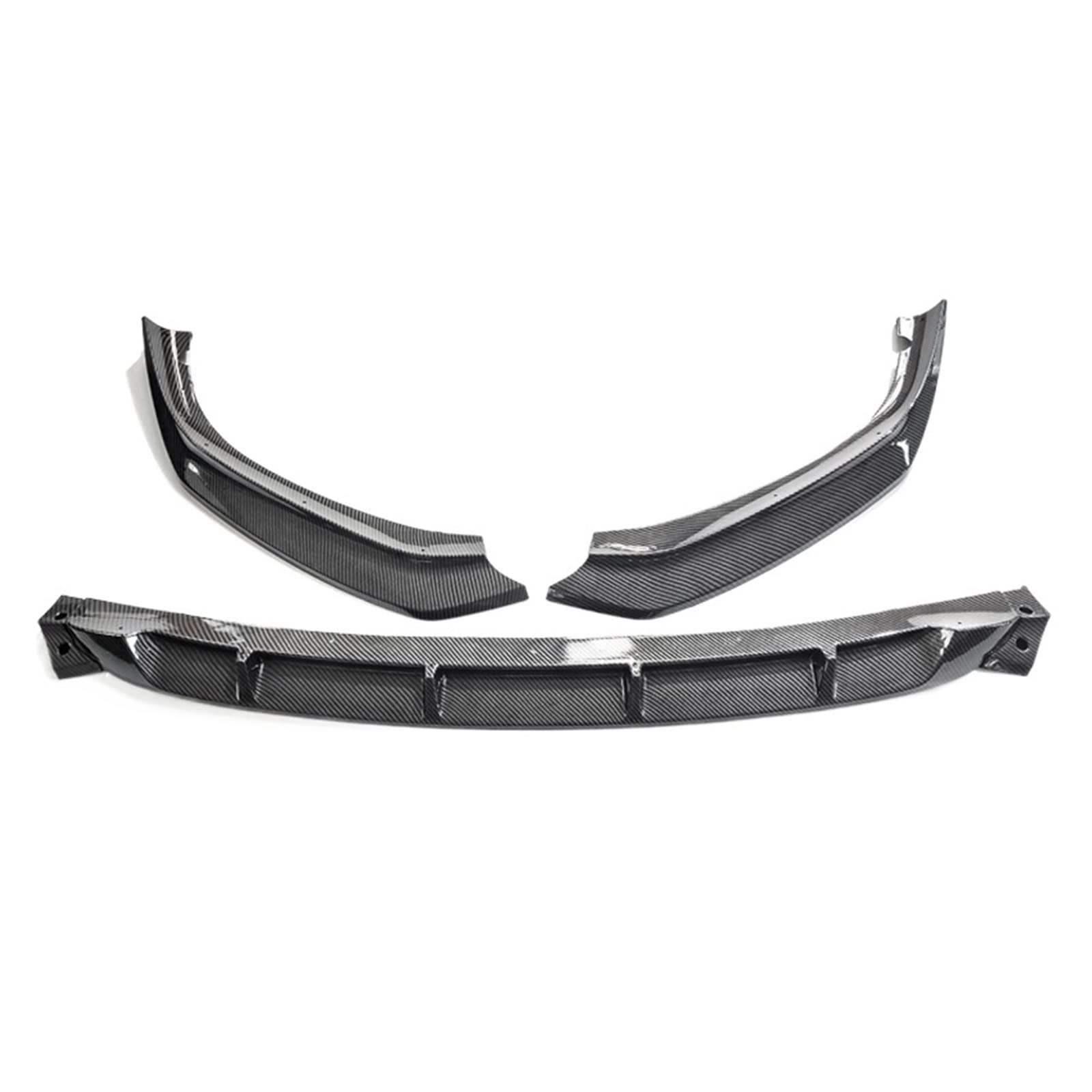 5-Serie 2021+G30 G31 G38 M Sport 3 Stück Auto Frontstoßstange Lip Splitter Diffusor Body Kit Spoiler Bumper Guard Schutz Kompatibel Met(B) von ZOQUINTAR