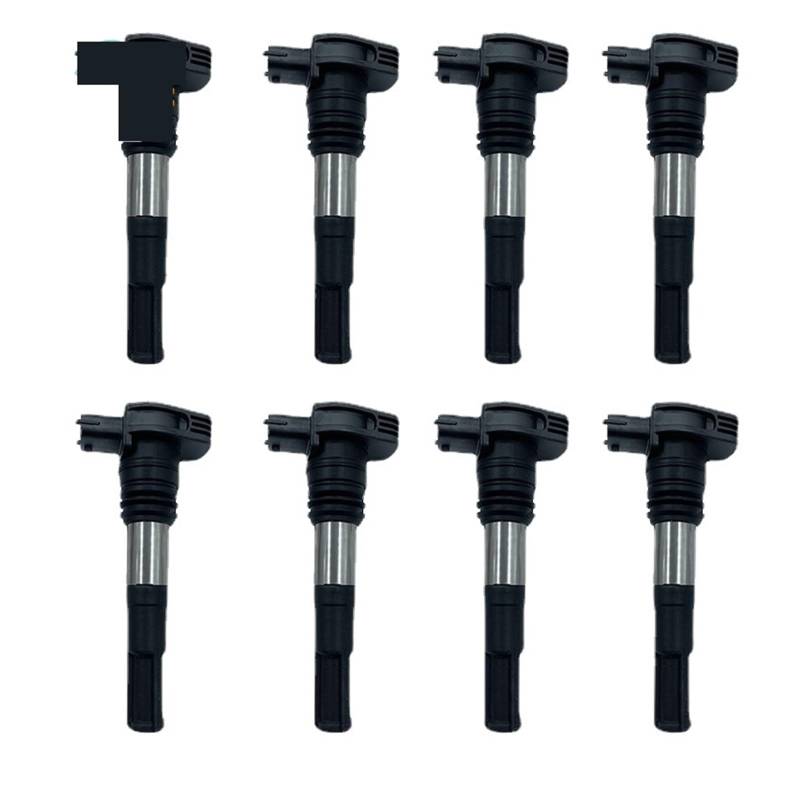 8 Pcs IGNITION COIL Compatible With 599 California T F430 Spider Compatible With GranTurismo Quattroporte6.0 3.9T 4.3 4.7 0986221135 281449 von ZOQUINTAR