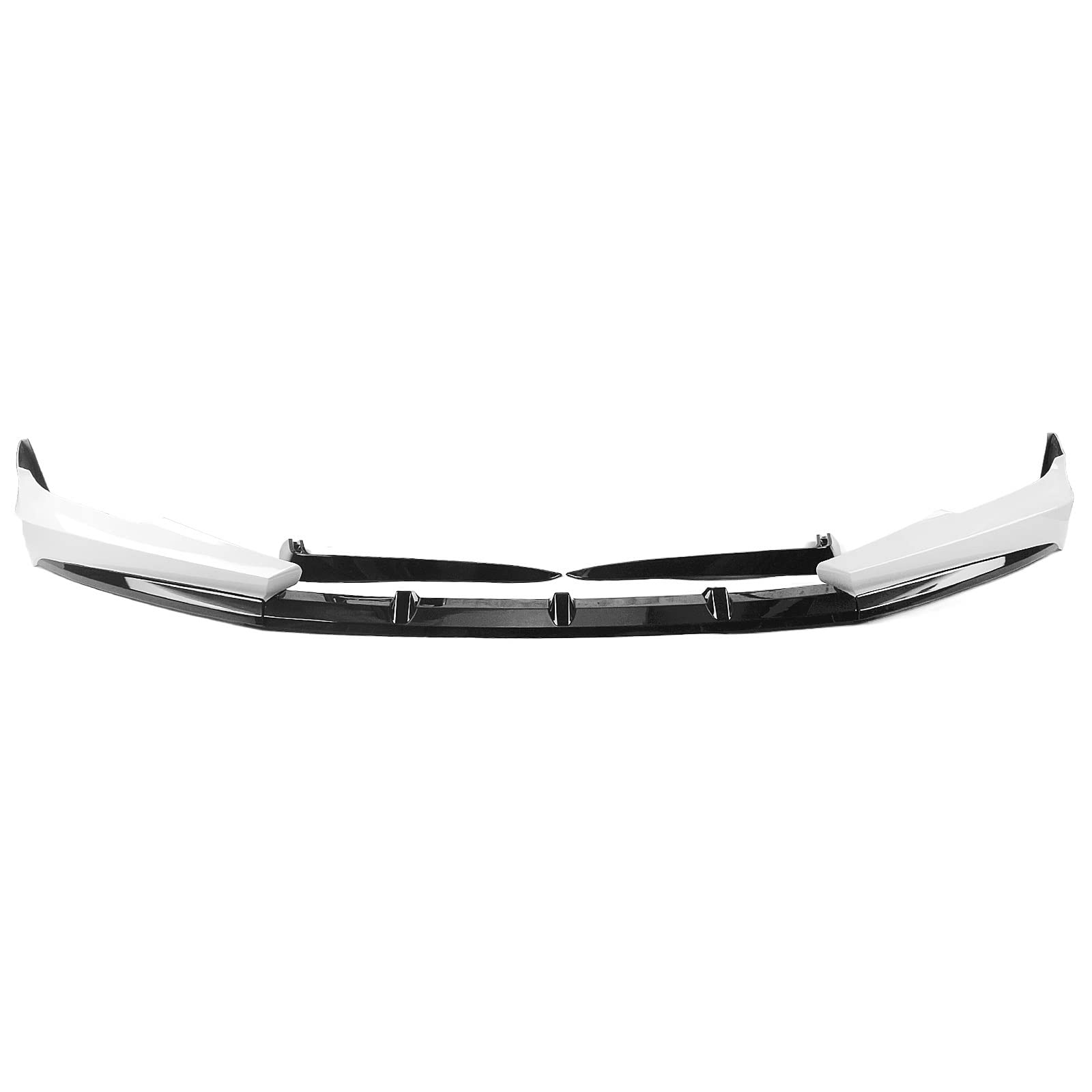 AKASAKA Front Bumper Spoiler Lip Compatible With Accord 2021-2022 Body Kit+Fog Light Lamp Eyebrow Cover Trim White Air Splitter Canard von ZOQUINTAR