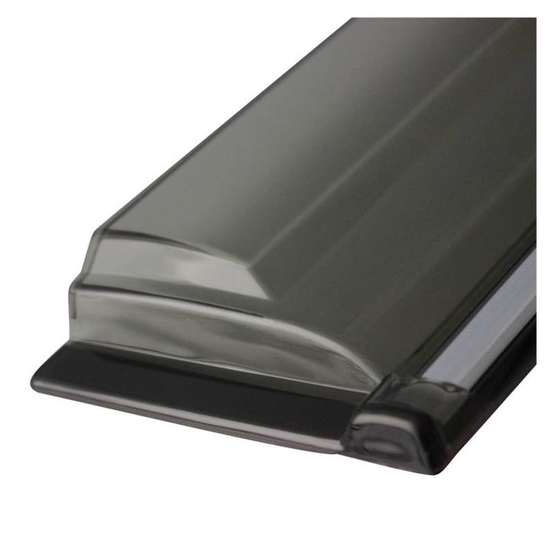 Auto Fensterabweiser kompatibel mit Neta U 2020 2021 2022 2023 Seitenscheibenvisier Deflektor Windschutzscheibe kompatibel mit Rain Guard Shield Markisenschutz(Chrome Strip-Carbon) von ZOQUINTAR