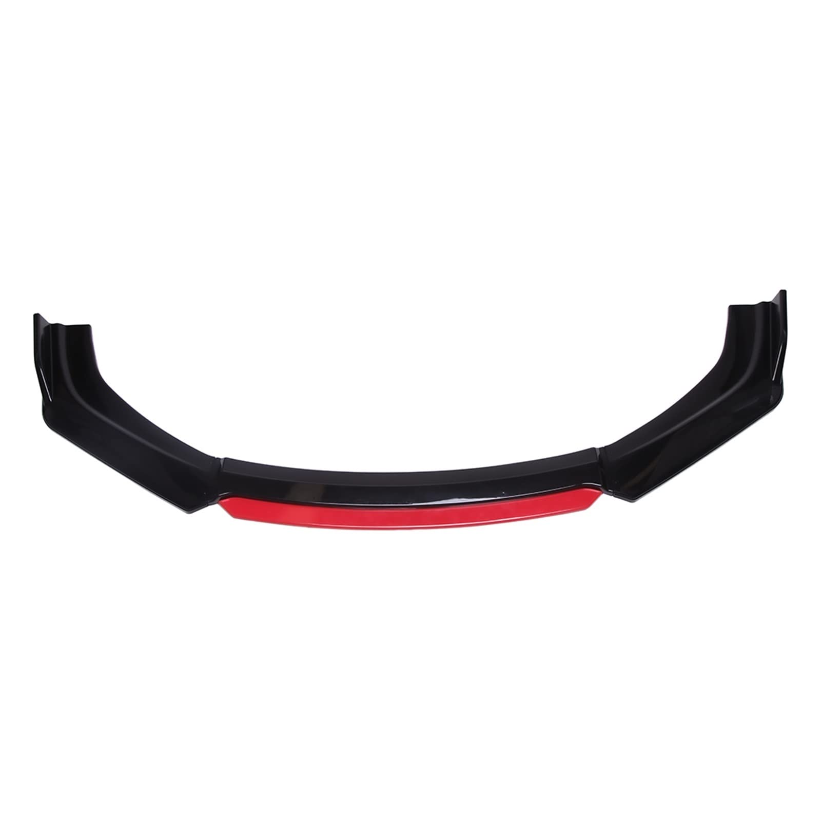 Auto Frontstoßstange Lippe Splitter Universal Spoiler Diffusor Lippe Kit kompatibel mit E46 E90 E60 E36 E39 F10 F20 F30 kompatibel mit A3 A4 A5 A8(Gloss Black and Red) von ZOQUINTAR