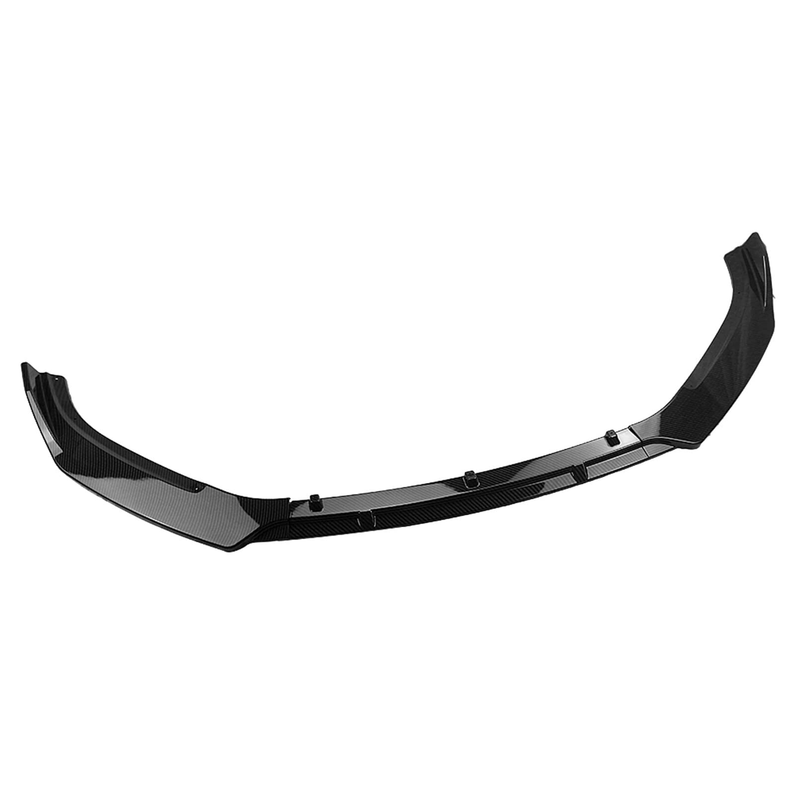 Front Bumper Spoiler Lip Carbon Fiber Look Lower Car Body Kit Guard Plate Splitter Chin Board Blade Compatible With MAZDA 3 Mazda3 2014-2018 von ZOQUINTAR