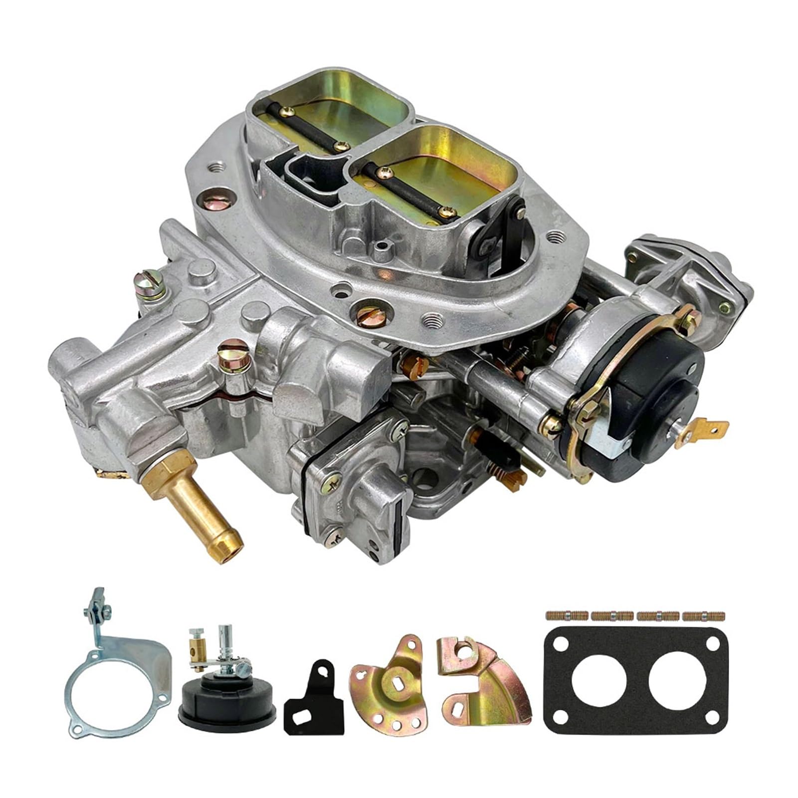 H266 ALUMINUM CARBURETOR Compatible With 32/36 DFEV Electric Choke Replace Compatible With Weber 3236dfev von ZOQUINTAR