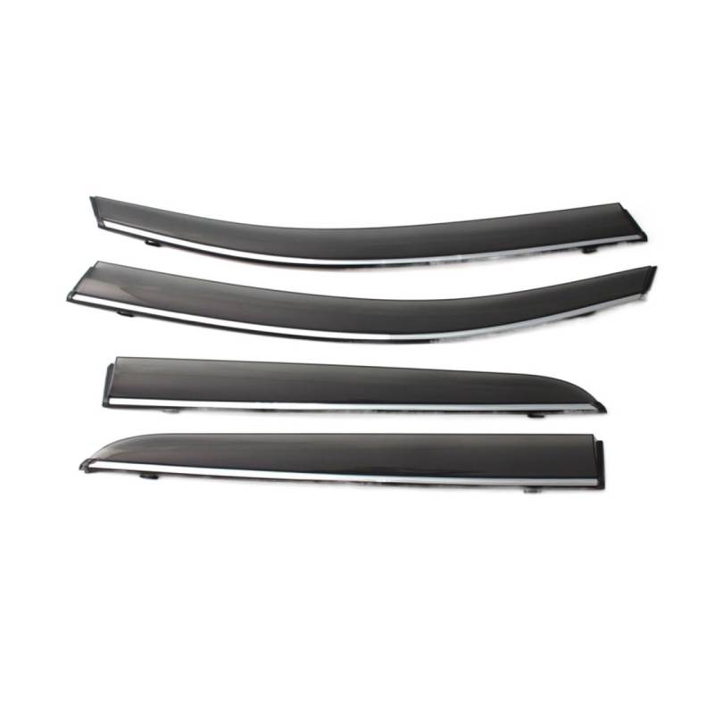 Seitenscheibe Deflektor Kompatibel Mit Changan Eado XT 2018 2019 2020 2021 Autofenster Visier Fenster Deflektor Regen Guard Visier Markisen(Chrome Strip-Carbon) von ZOQUINTAR