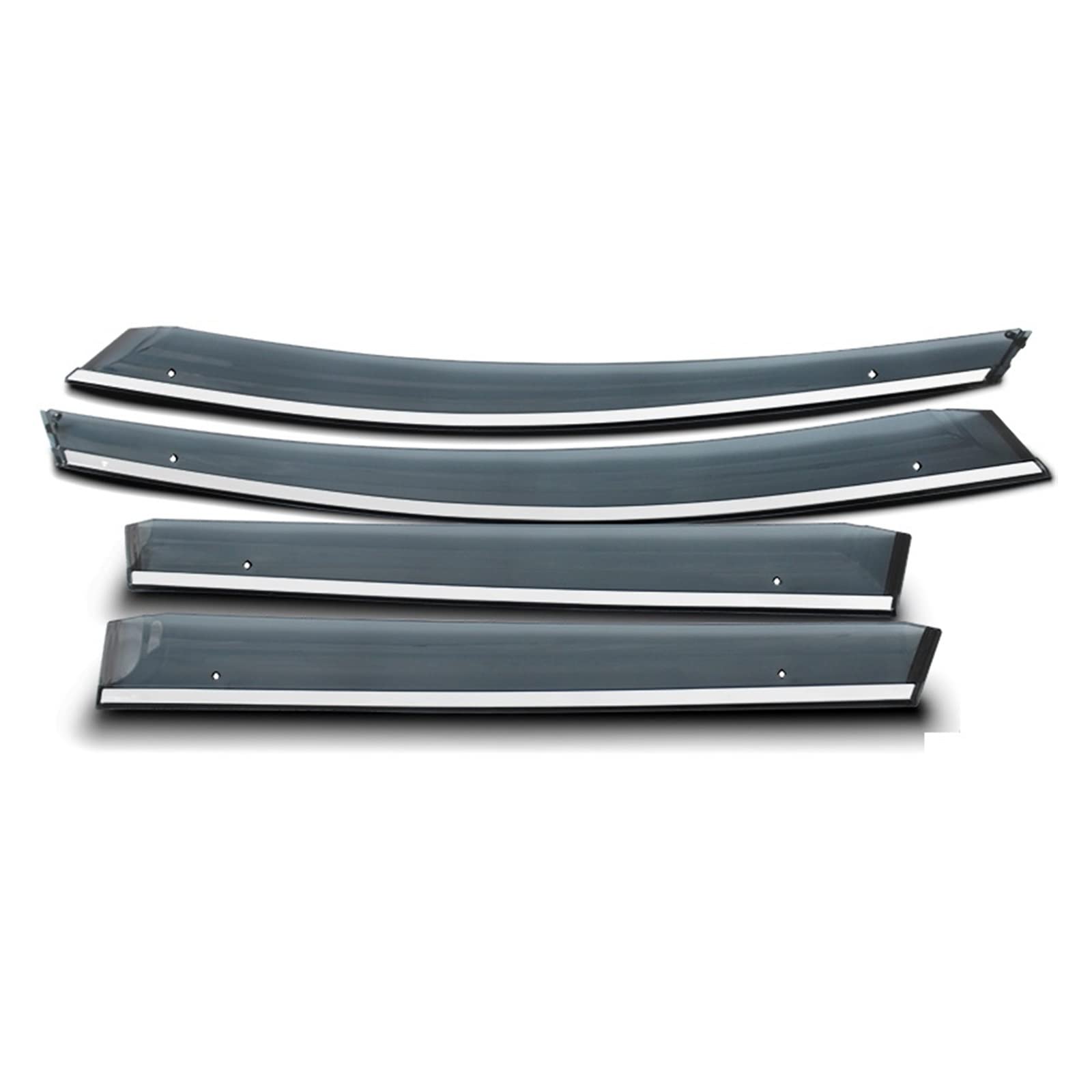 Side Window Deflector Compatible With Renault Koleos 2006 2007 2008 2009 2010 2011 2012 2013 2014 2015 2016 Door Vent Visor Sun Rain Guard von ZOQUINTAR