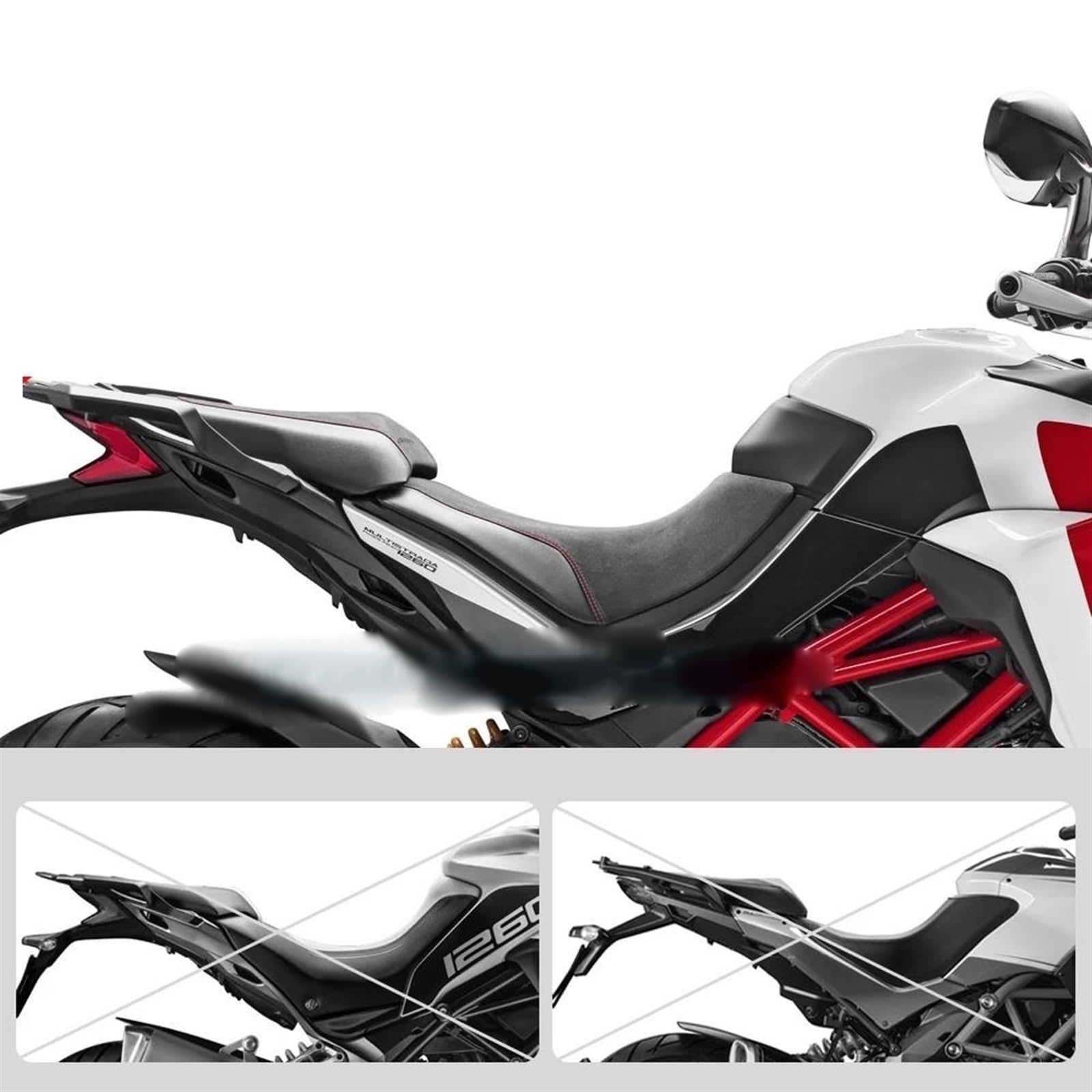 ZORMAN Für Ducati Multistrada 1260 1260S MTS 1200 S Motorrad Zubehör Schutz Kissen Sitzbezug Sitzbezug von ZORMAN