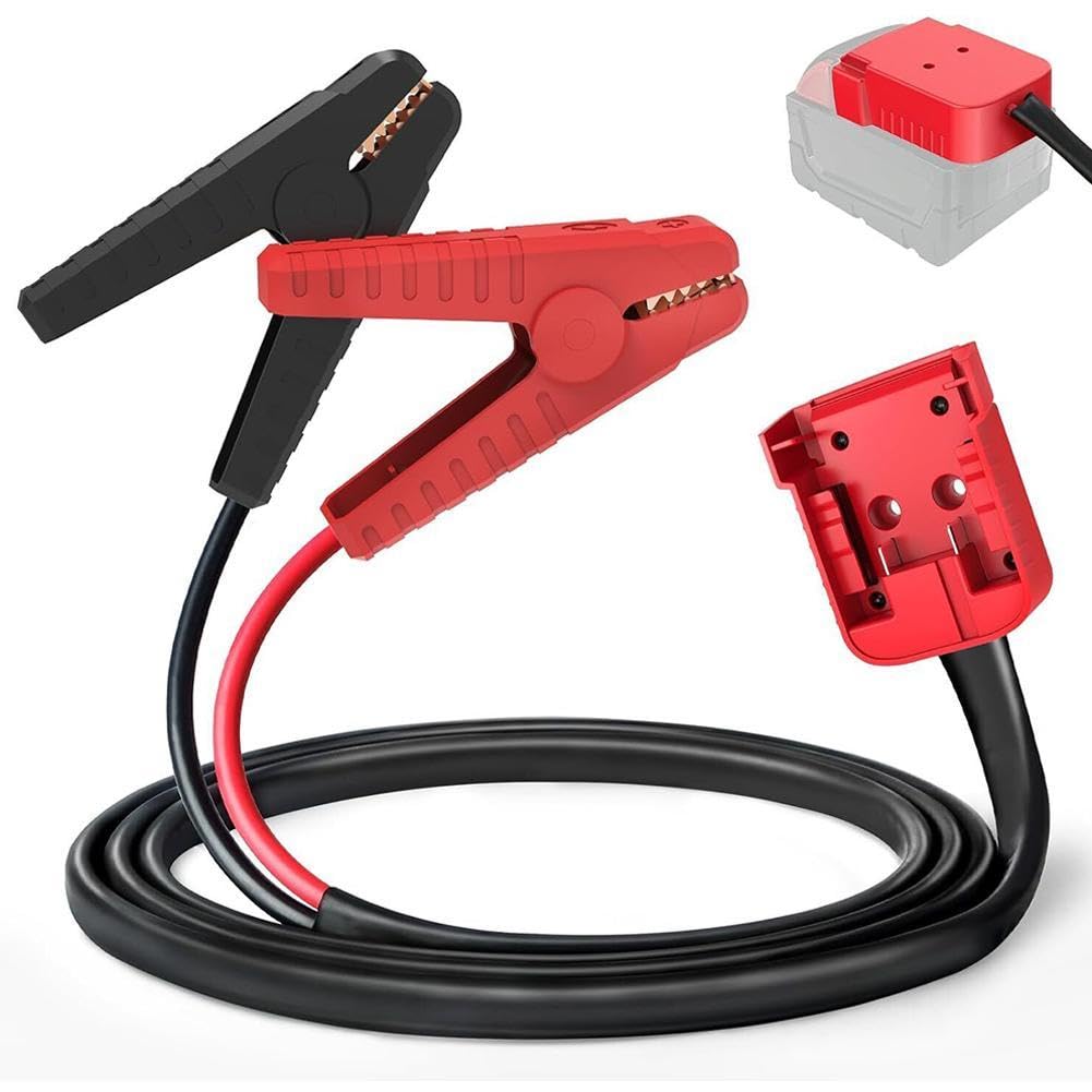 2,0 m für MILWAUKEE Jumper Starter Jump Kit 8AWG Kabel Elektrowerkzeug Auto Zünder Power Batterie I5R3 Notfall Automotive von ZOUBAOQ